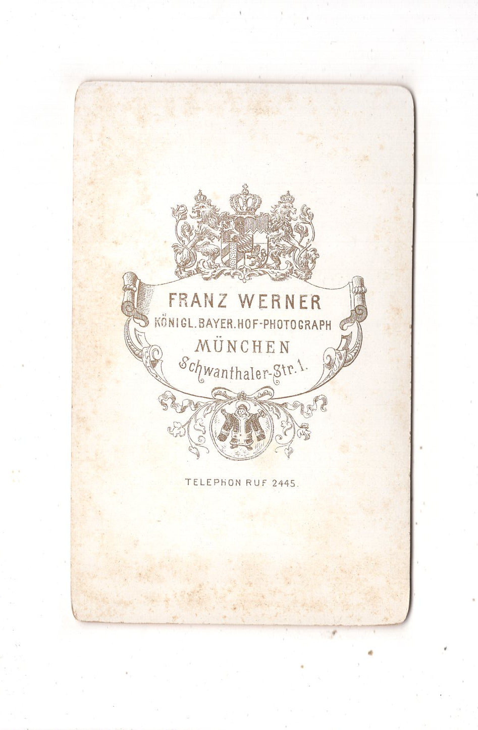 Fotografie Feines junges Mädchen - München 1890er