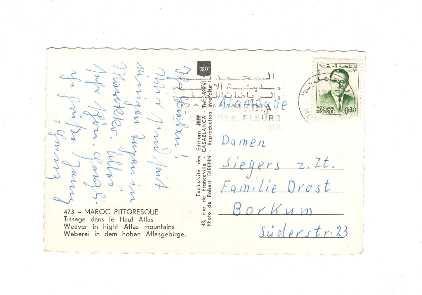 Ansichtskarte Tissage dans le Haut Atlas / Marokko