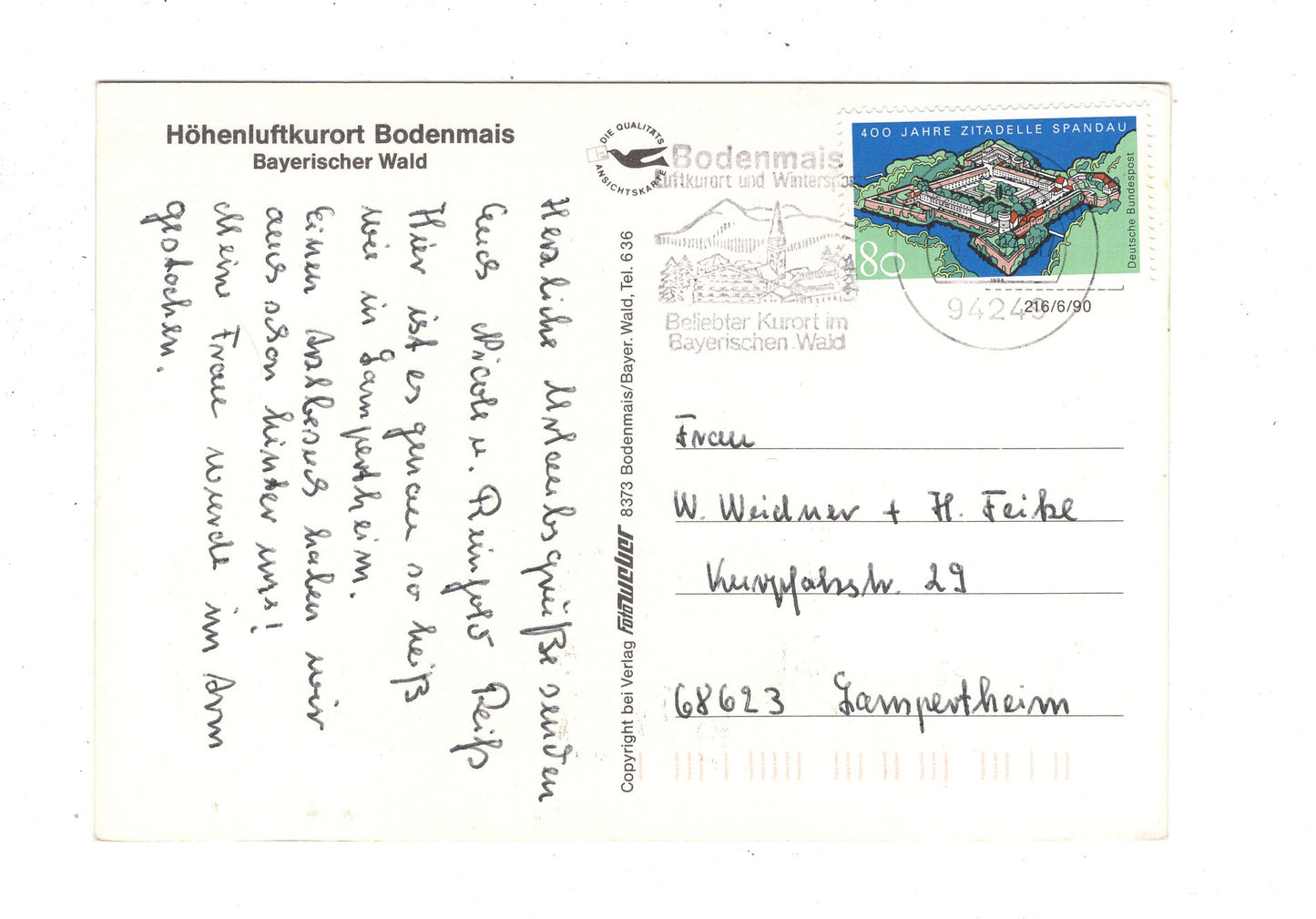 Ansichtskarte Bodenmais / Bayerischer Wald / K1-51