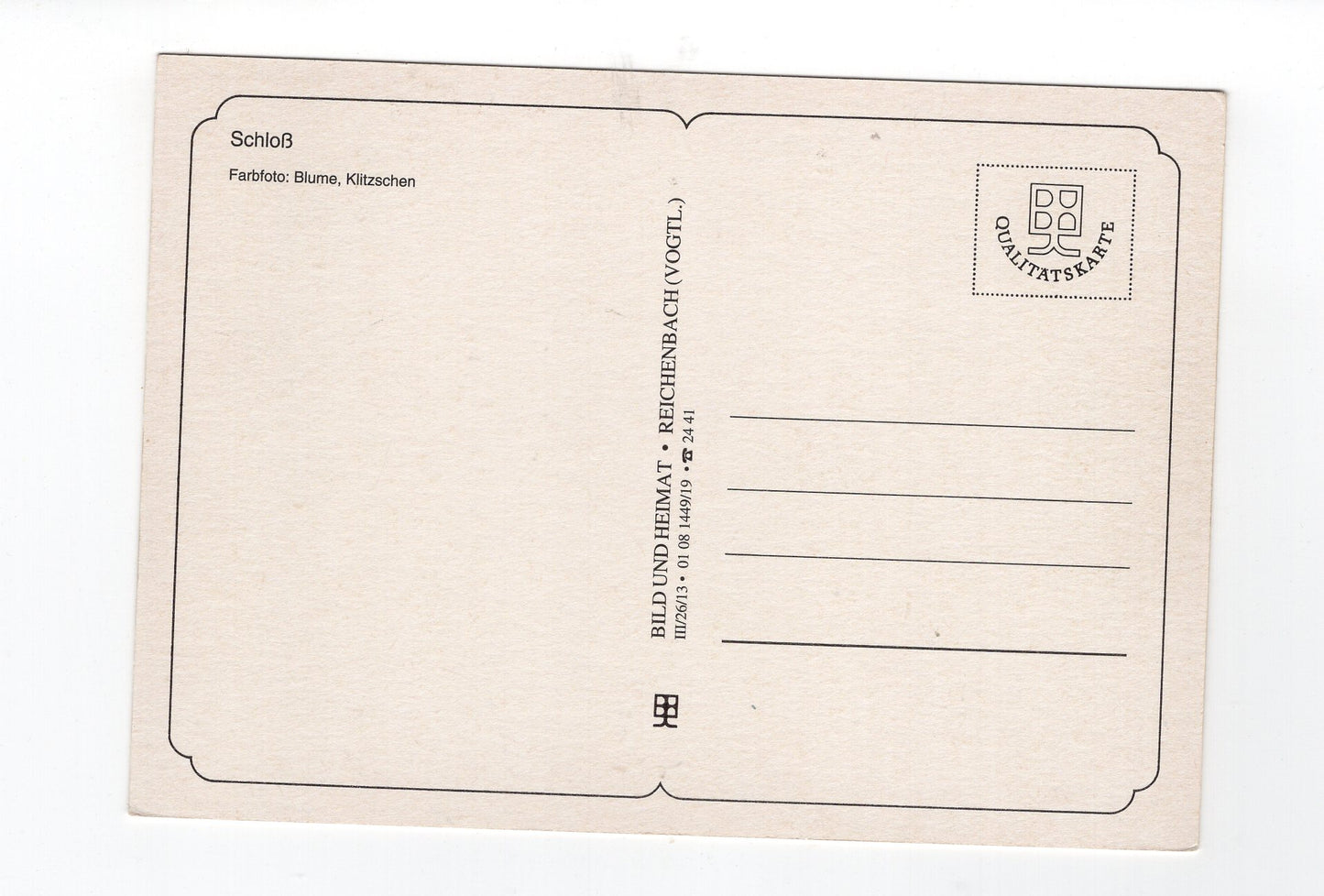 Ansichtskarte Lutherstadt Wittenberg / Schlosskirche mit ehem. Schloss