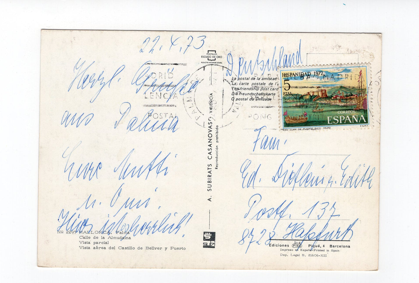 Ansichtskarte Mallorca / Palma de Mallorca / Spanien