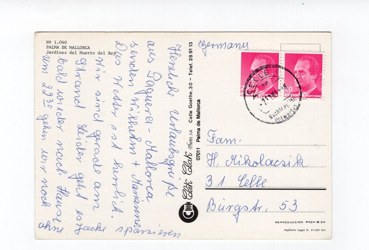 Ansichtskarte Mallorca / Palma de Mallorca / Spanien