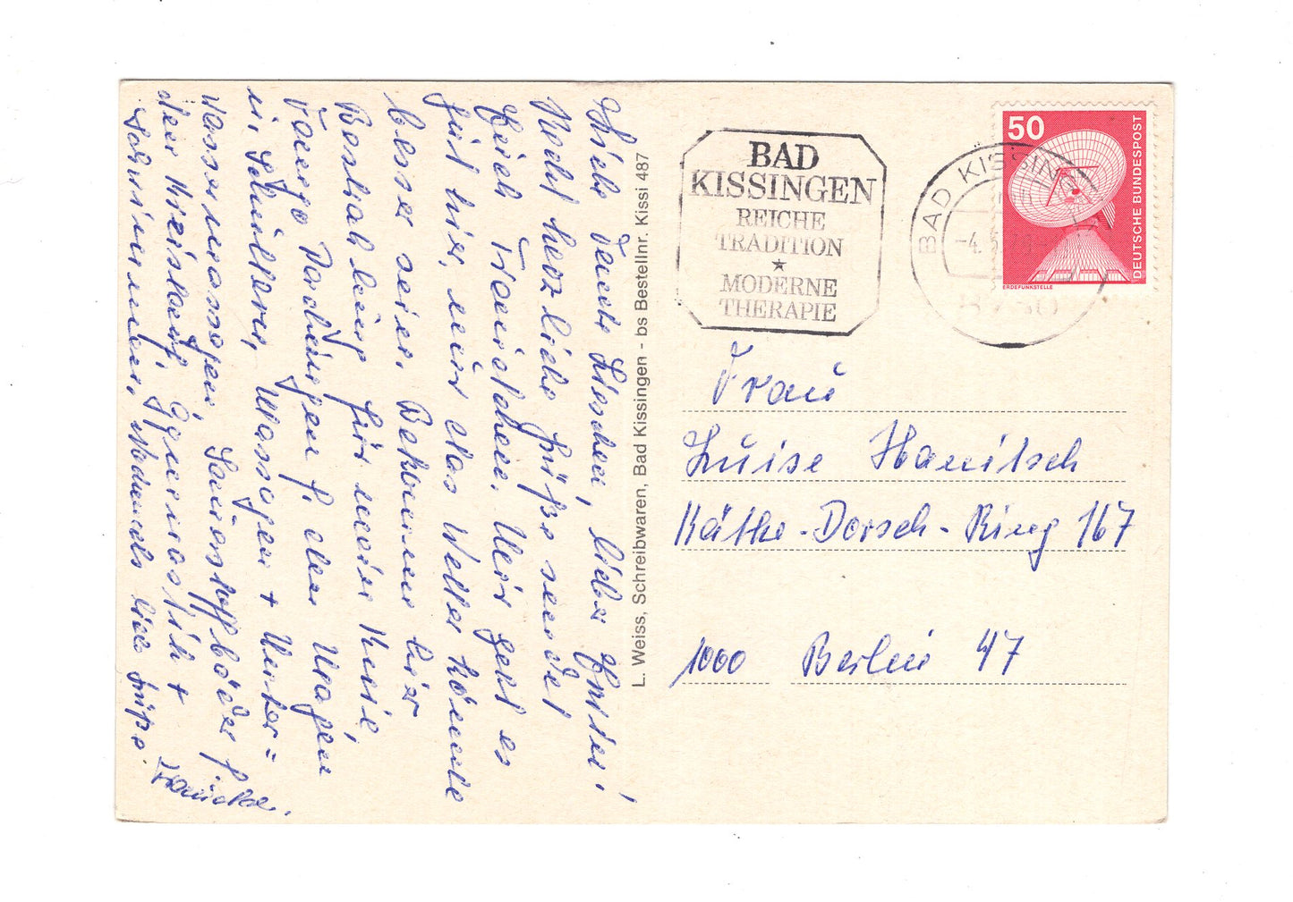 Ansichtskarte Bad Kissingen / Rudolf-Wissell-Sanatorium