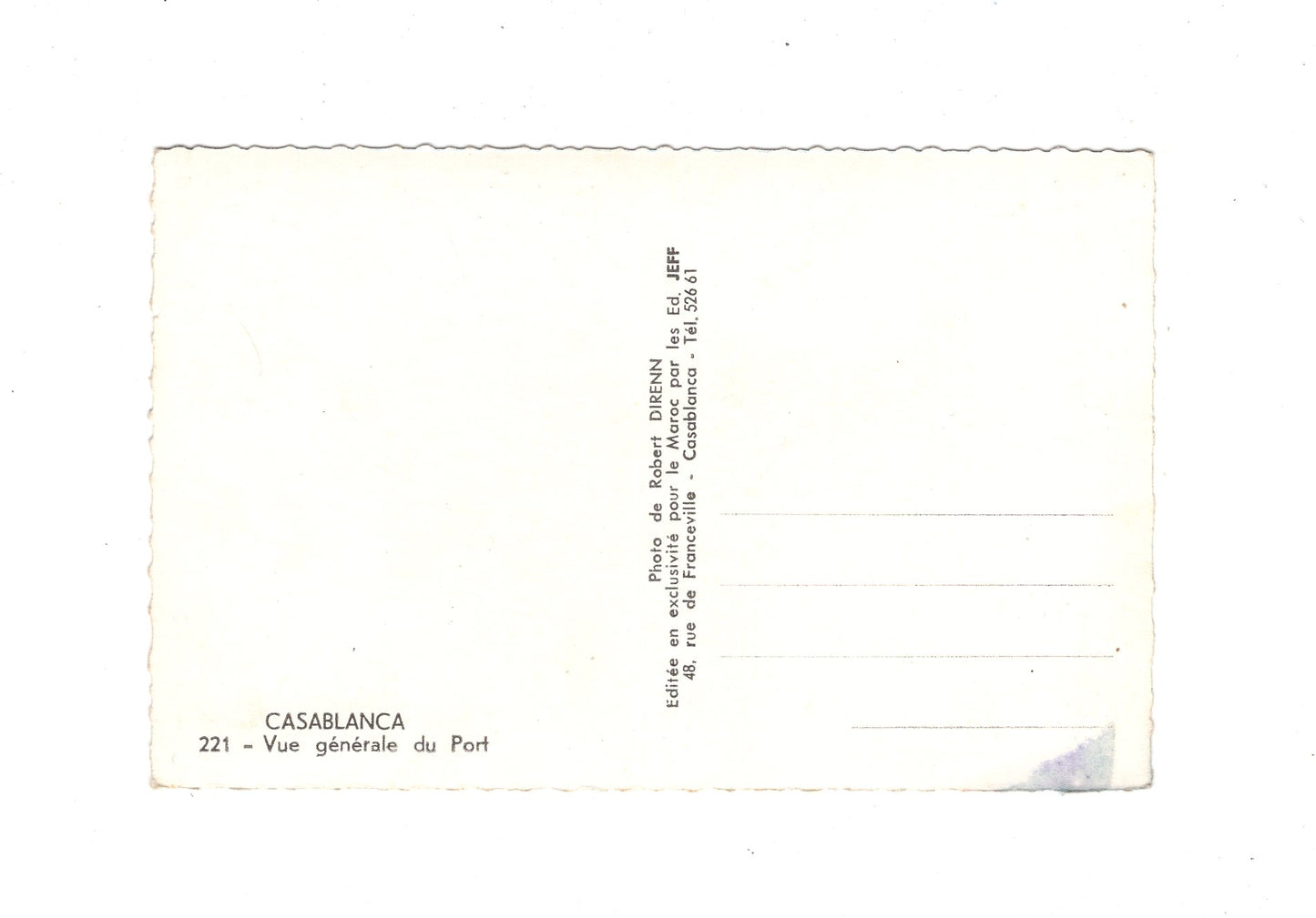 Ansichtskarte Casablanca / Hafen / Marokko