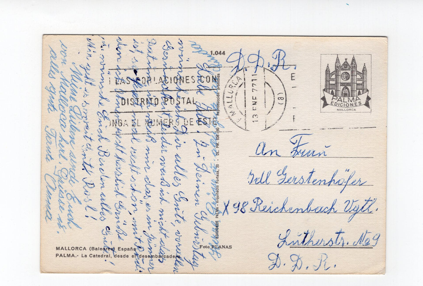 Ansichtskarte Mallorca / Palma de Mallorca / Catedral / Spanien