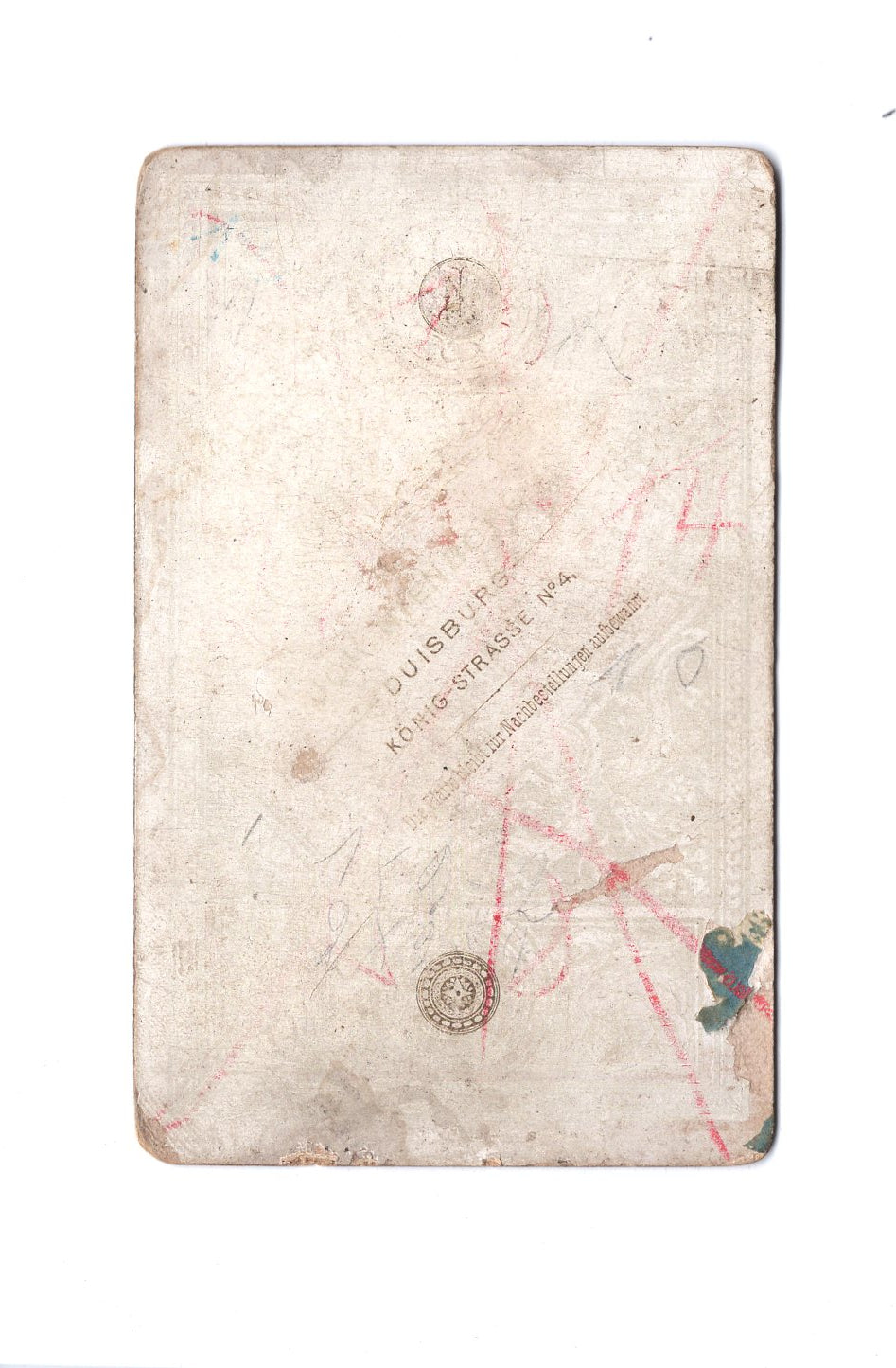 Fotografie Feine Dame - Duisburg 1880er