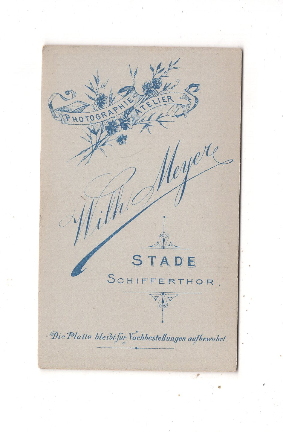 Fotografie Herrenportrait - Stade 1890er
