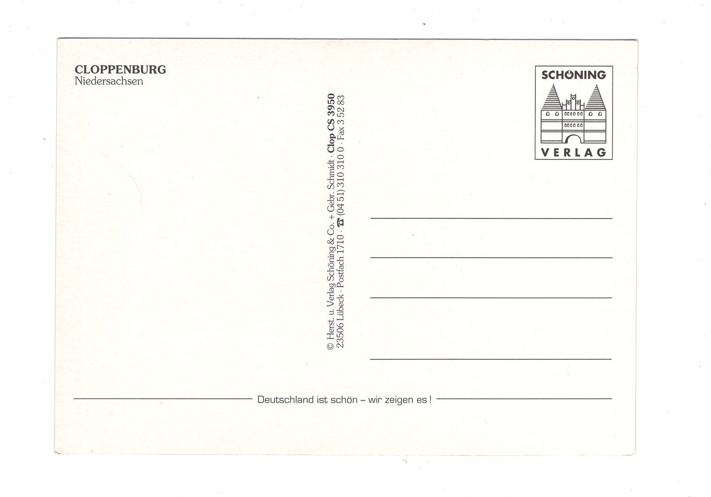 Ansichtskarte Cloppenburg / Niedersachsen / I1-63