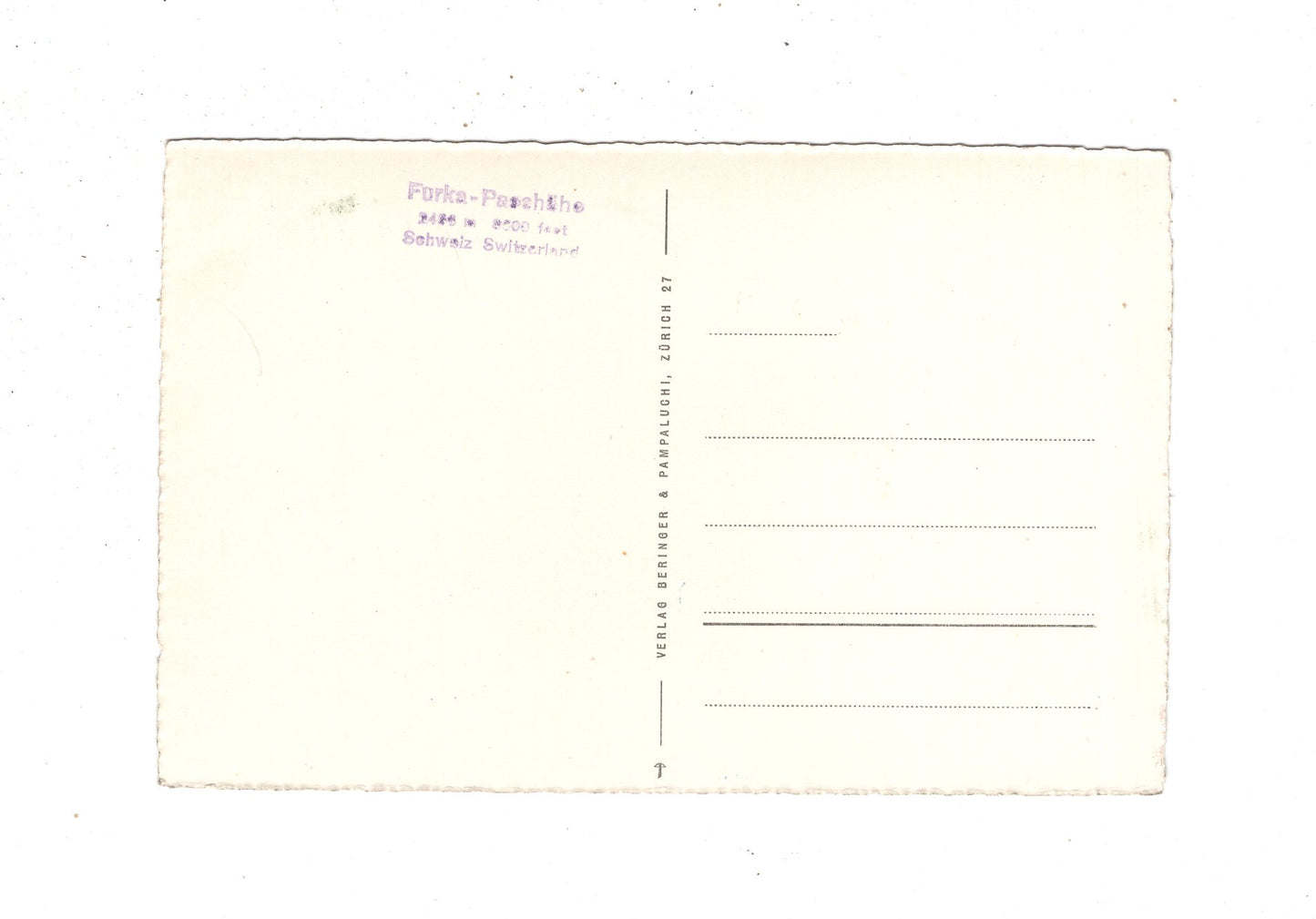 Ansichtskarte Furkapass / Passhöhe mit Galenstock / Schweiz