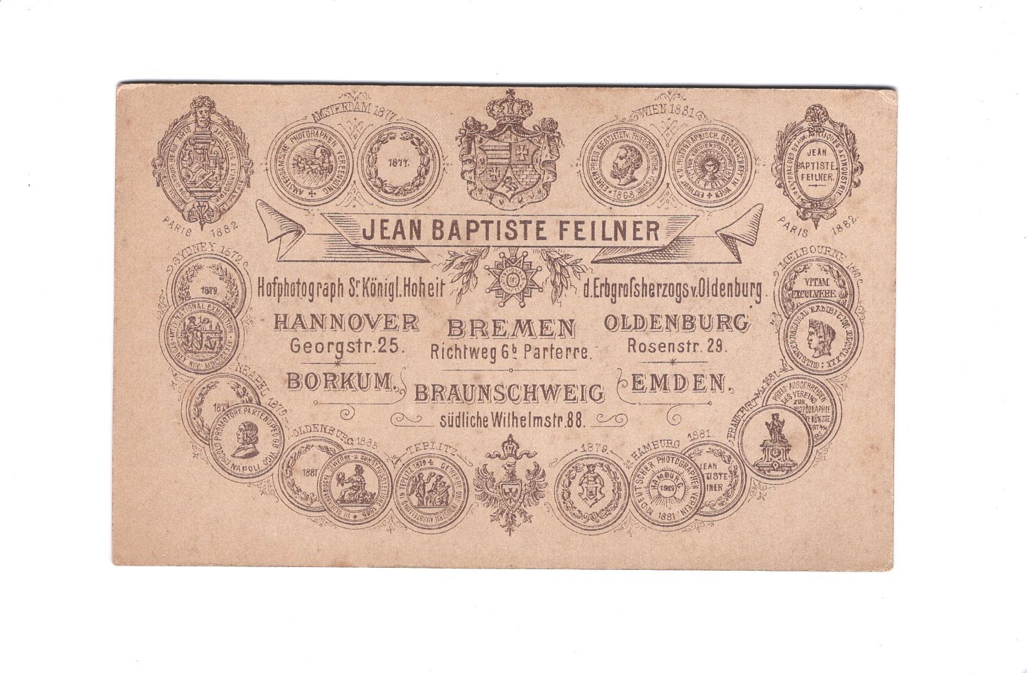 Fotografie Soldat / Soldatenportrait - Oldenburg 1890er