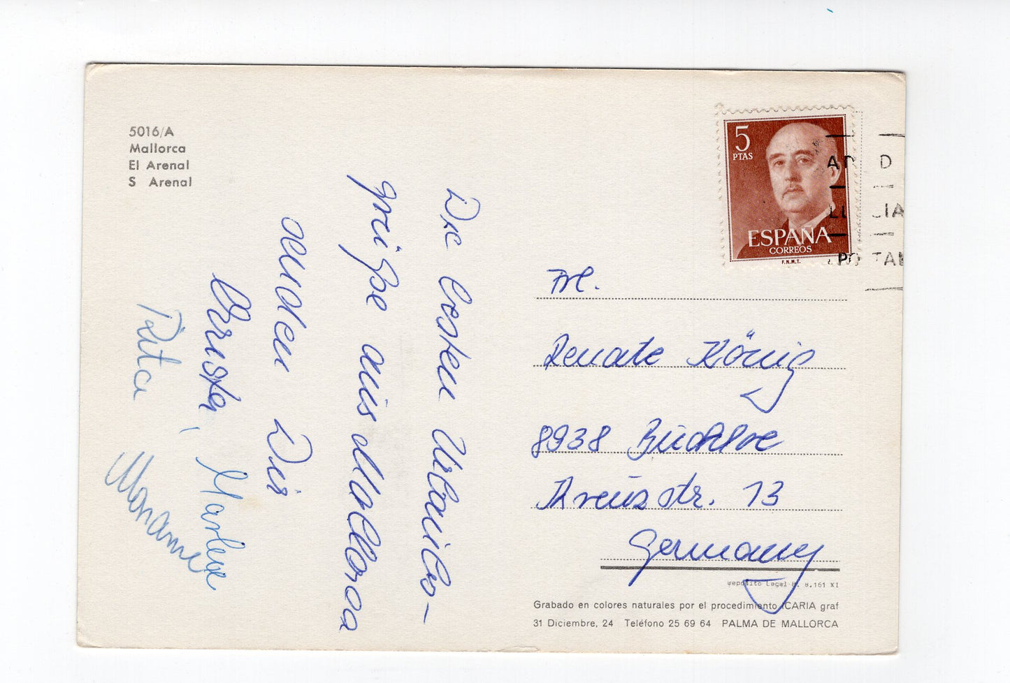 Ansichtskarte Mallorca / El Arenal / Spanien