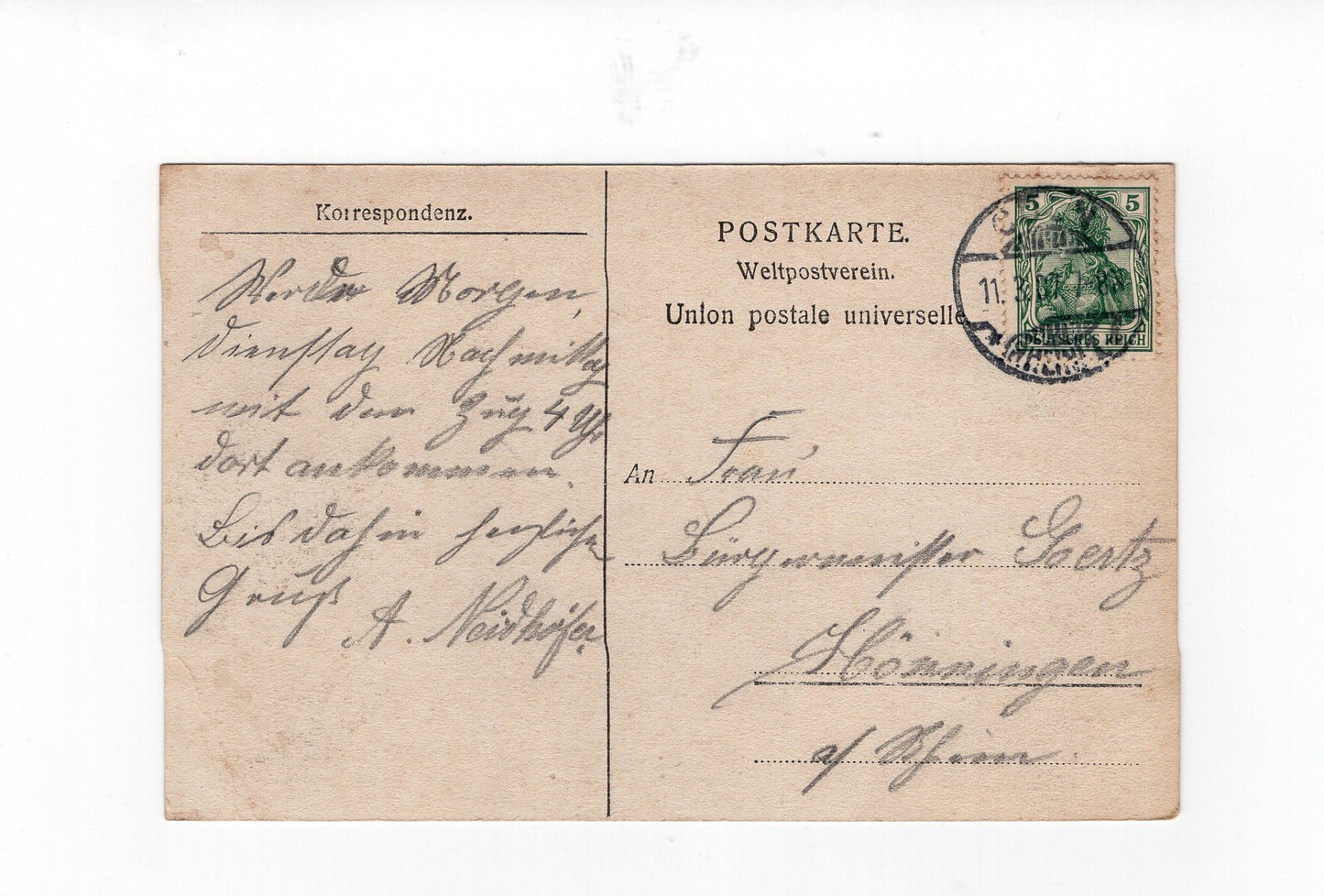 Ansichtskarte Köln am Rhein / Die Eisenbahnbrücke von Deutz gesehen