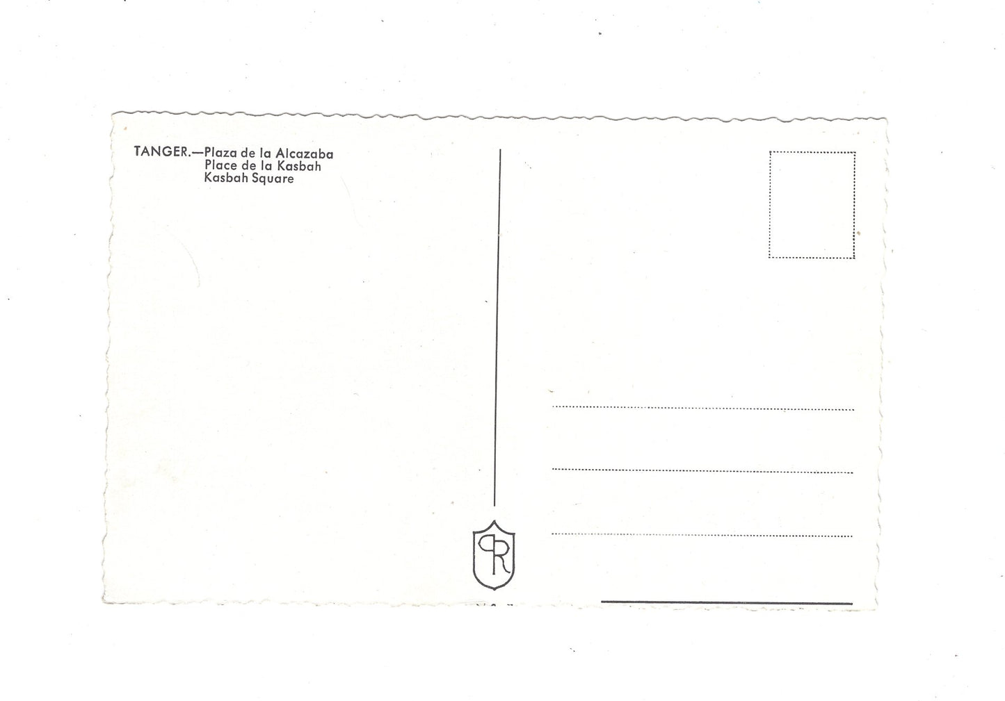 Ansichtskarte Tanger / Plaza de la Alcazaba / Marokko