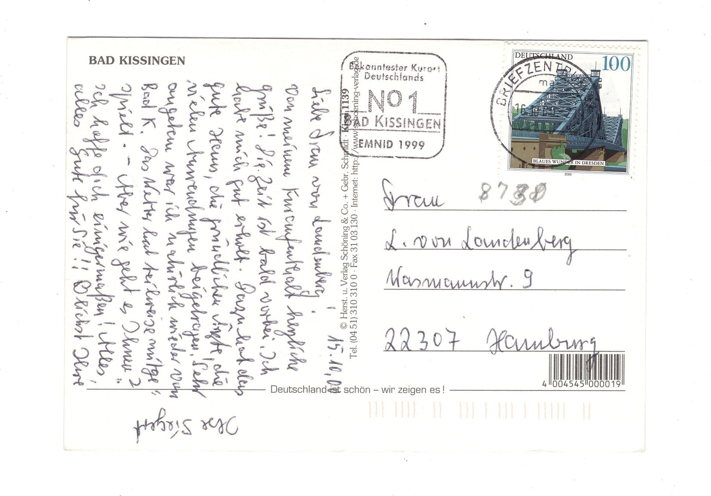 Ansichtskarte Bad Kissingen / Altes Rathaus / Arkadenbau +++