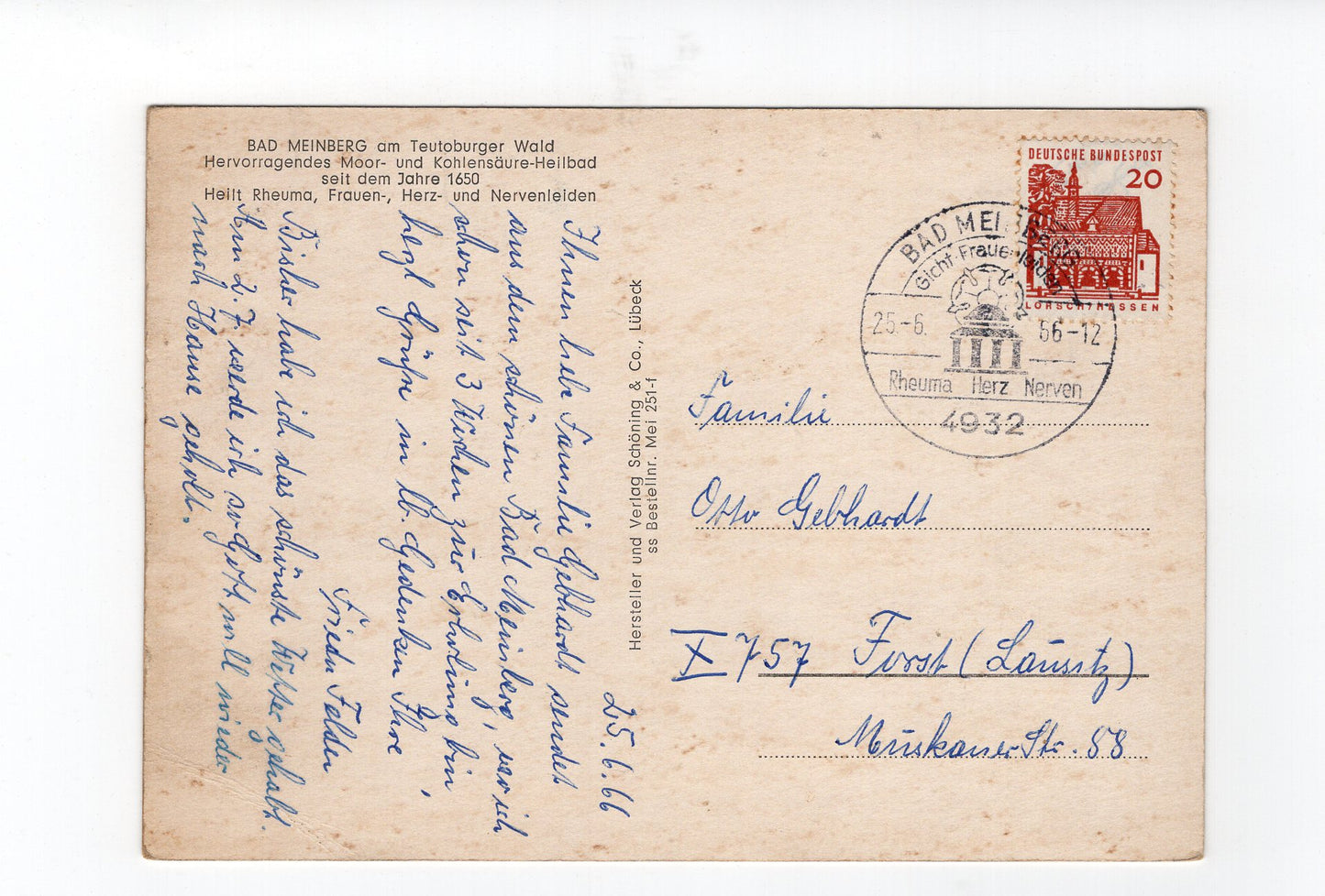 Ansichtskarte Bad Meinberg