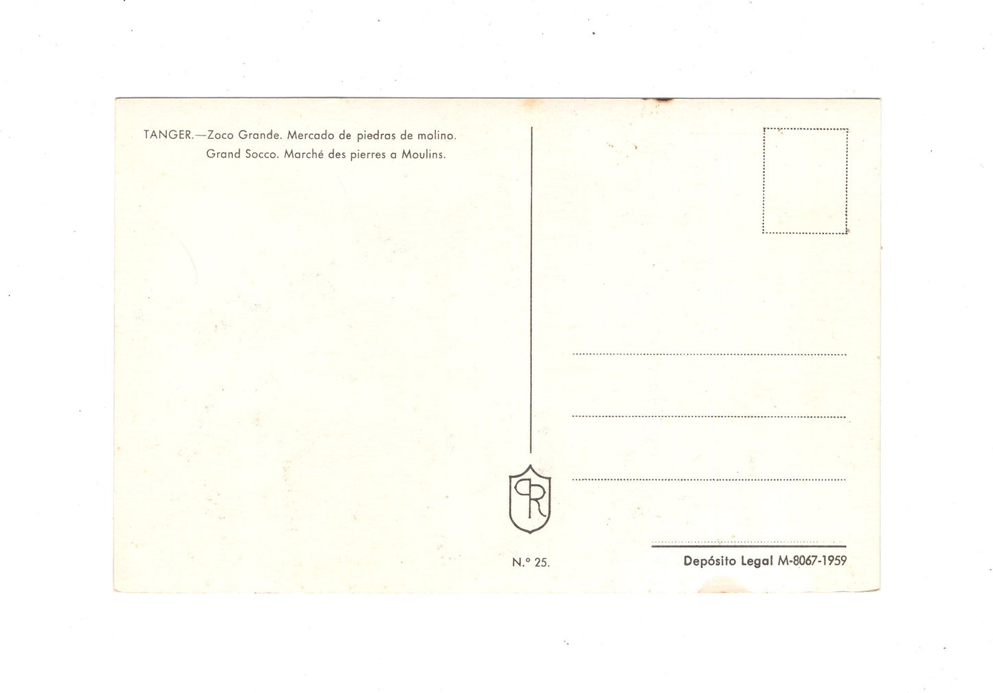 Ansichtskarte Tanger / Zoco Grande / Marokko