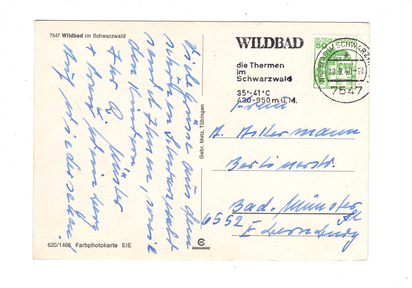 Ansichtskarte Wildbad im Schwarzwald / G1-68