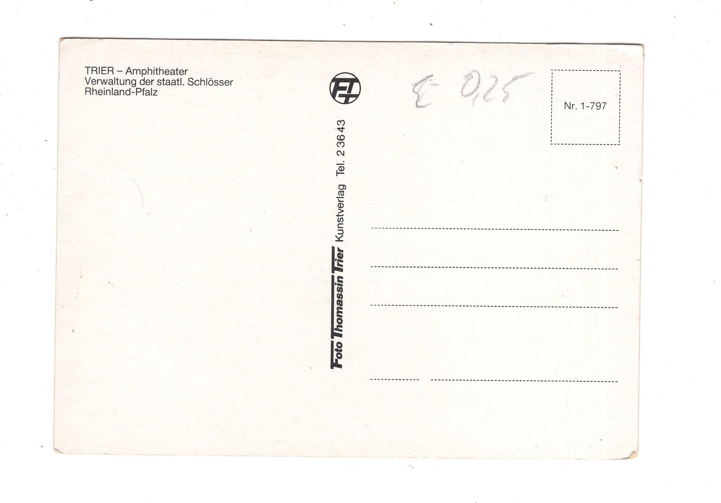 Ansichtskarte Trier an der Mosel / Amphitheater / M1-56