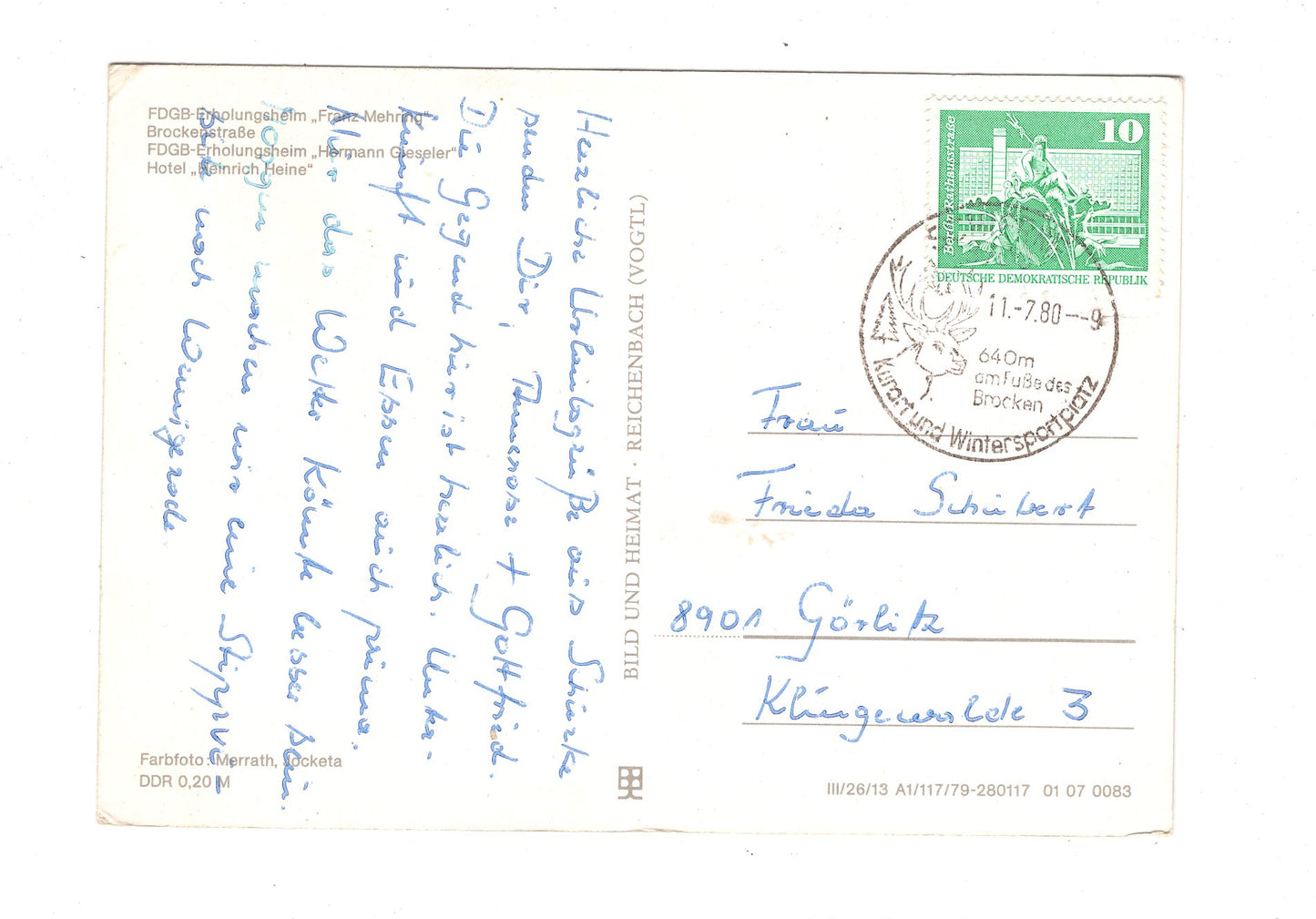 Ansichtskarte Luftkurort Schierke / G1-52