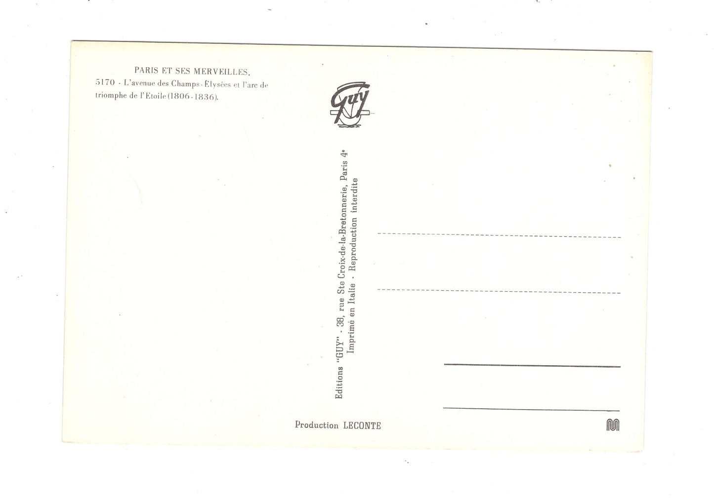 Ansichtskarte Paris / L´Avenue des Champs-Elysees / Frankreich