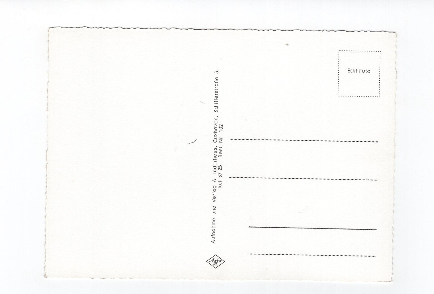 Ansichtskarte Nordseeheilbad Cuxhaven / Die Kugelbake