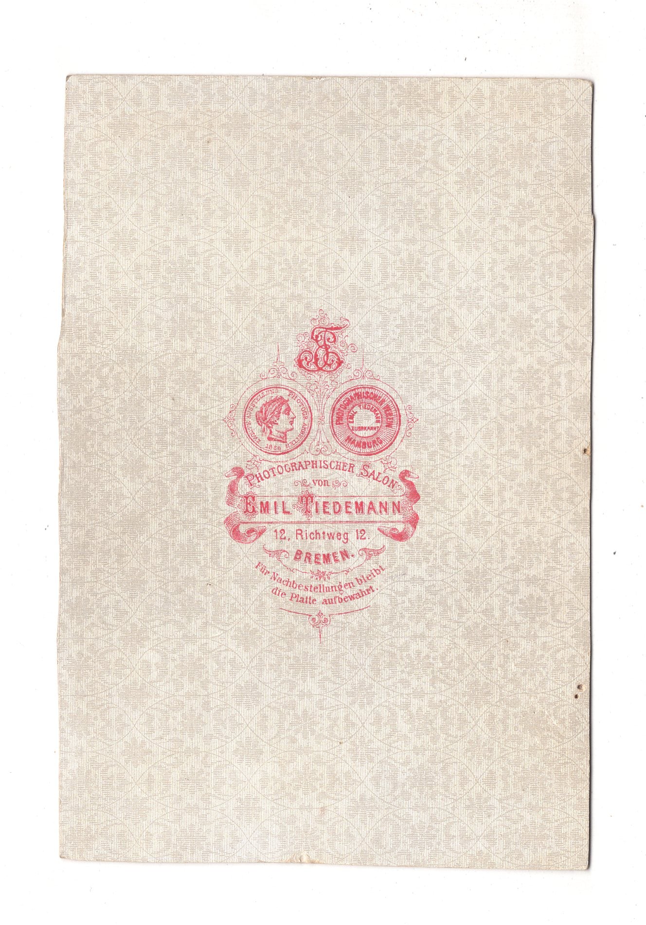 Fotografie Feines Paar - Bremen 1870er / CAB X-24