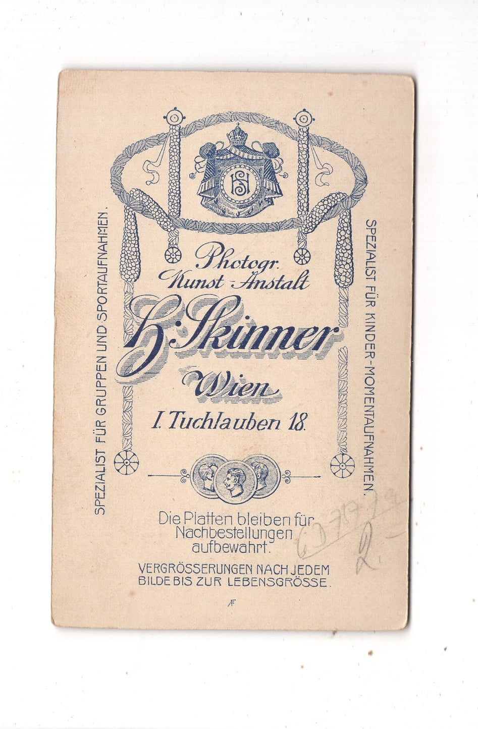 Fotografie Herrenportrait - Wien 1910er