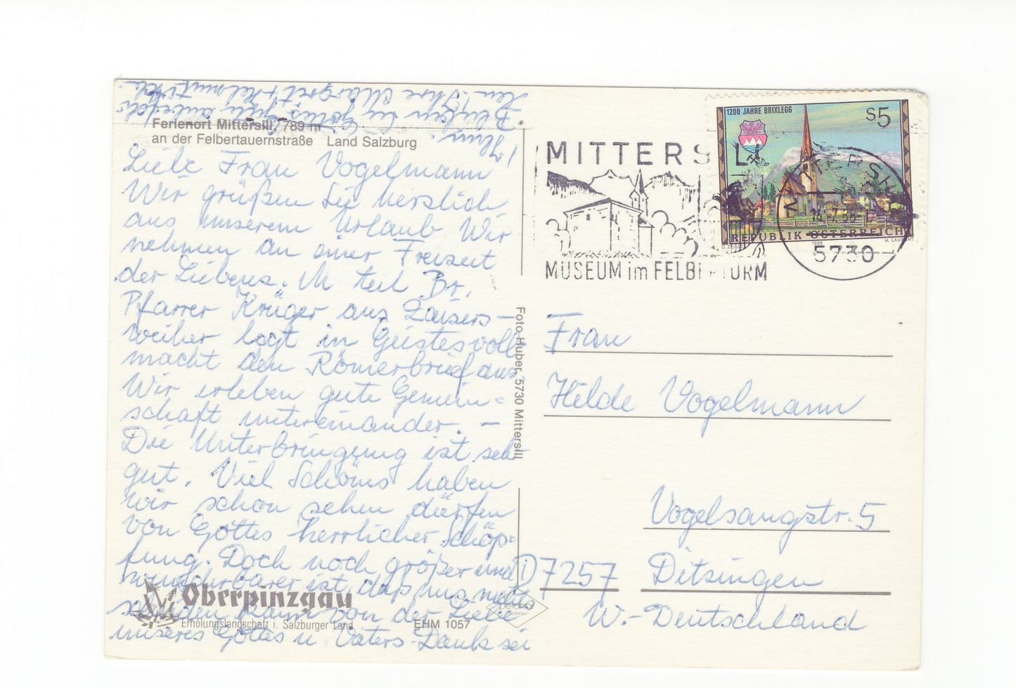 Ansichtskarte Mittersill / Salzburger Land / Österreich