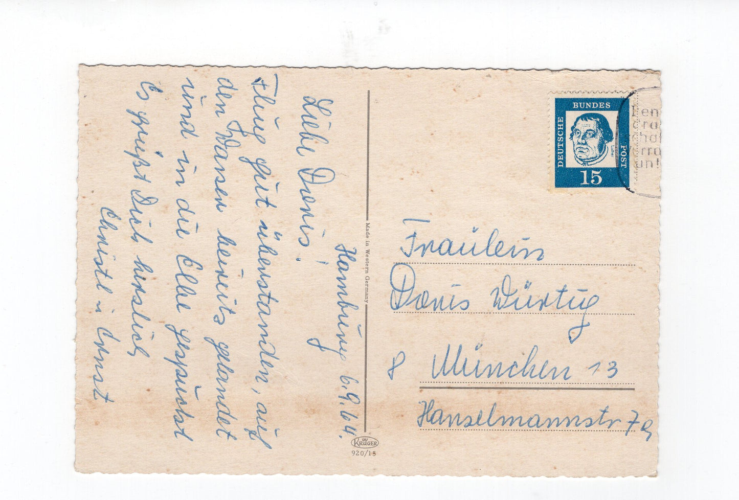 Ansichtskarte Hamburg