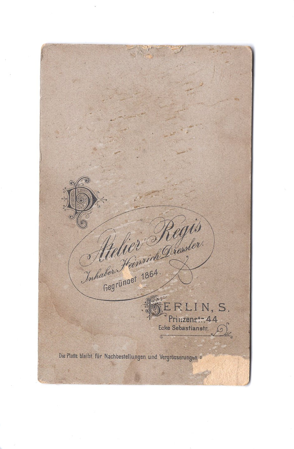 Fotografie Niedliches kleines Mädchen - Berlin um 1900