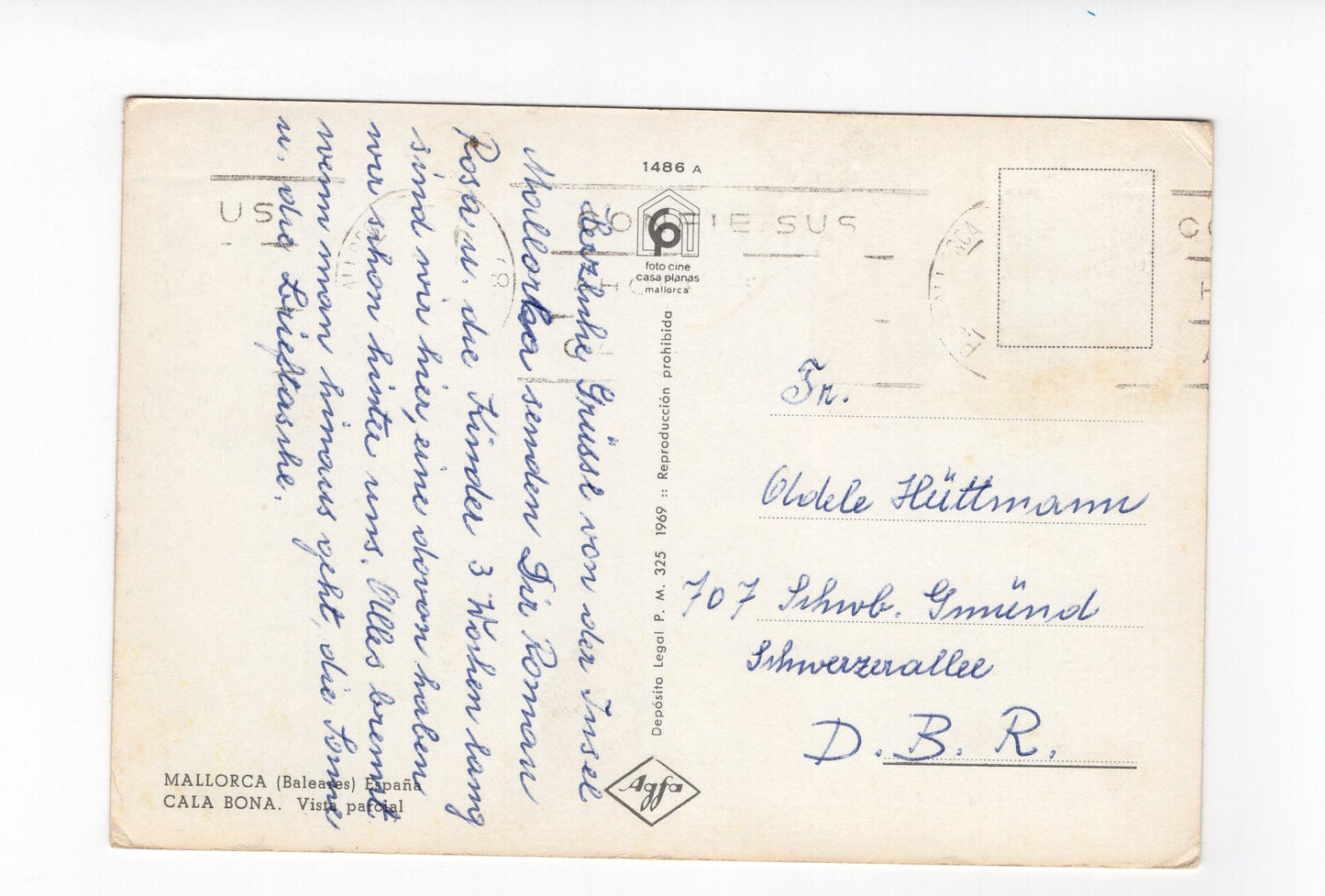 Ansichtskarte Mallorca / Cala Bona / Spanien