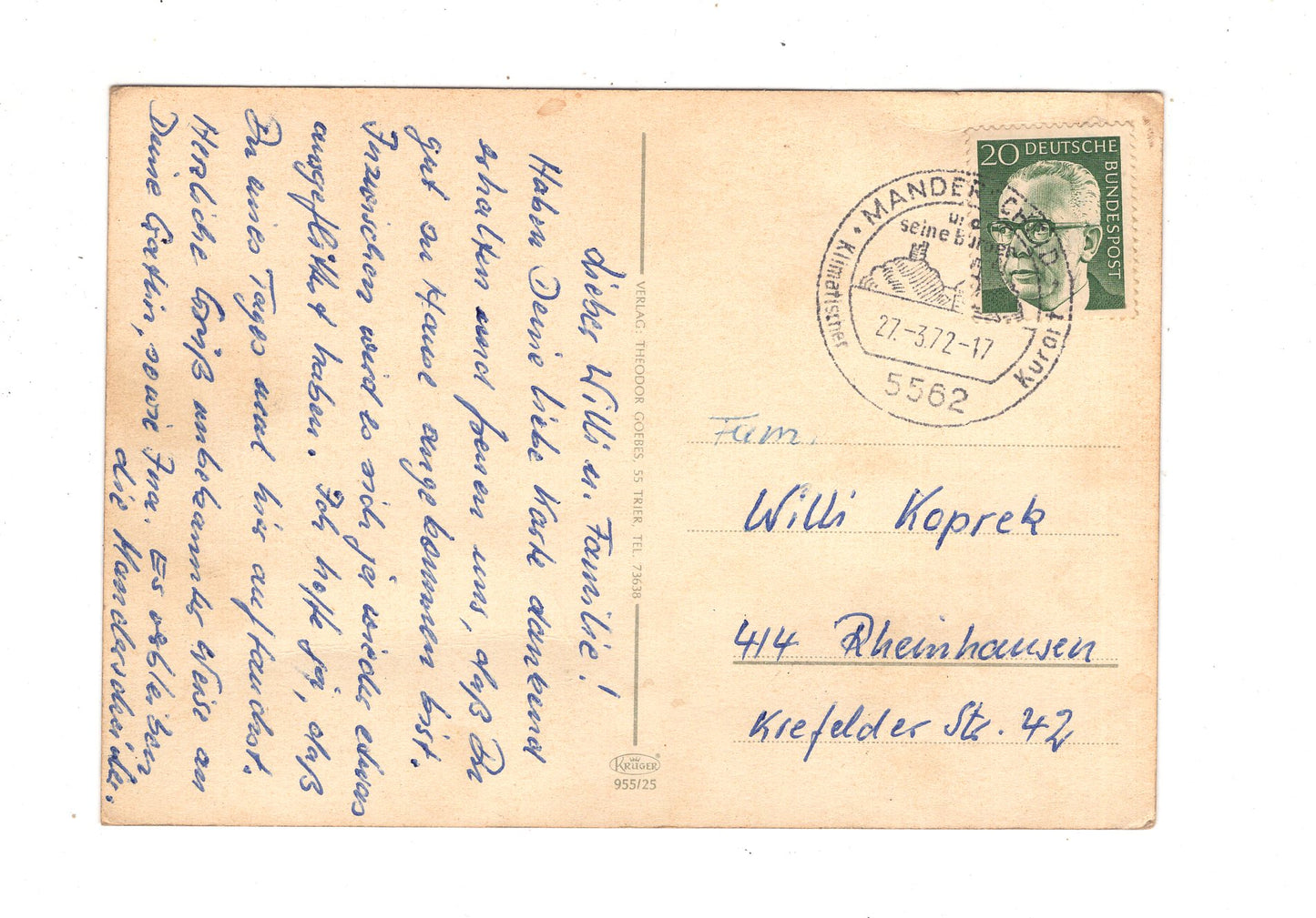 Ansichtskarte Romantik an der Mosel / Beilstein / Cochem +++ / M1-57