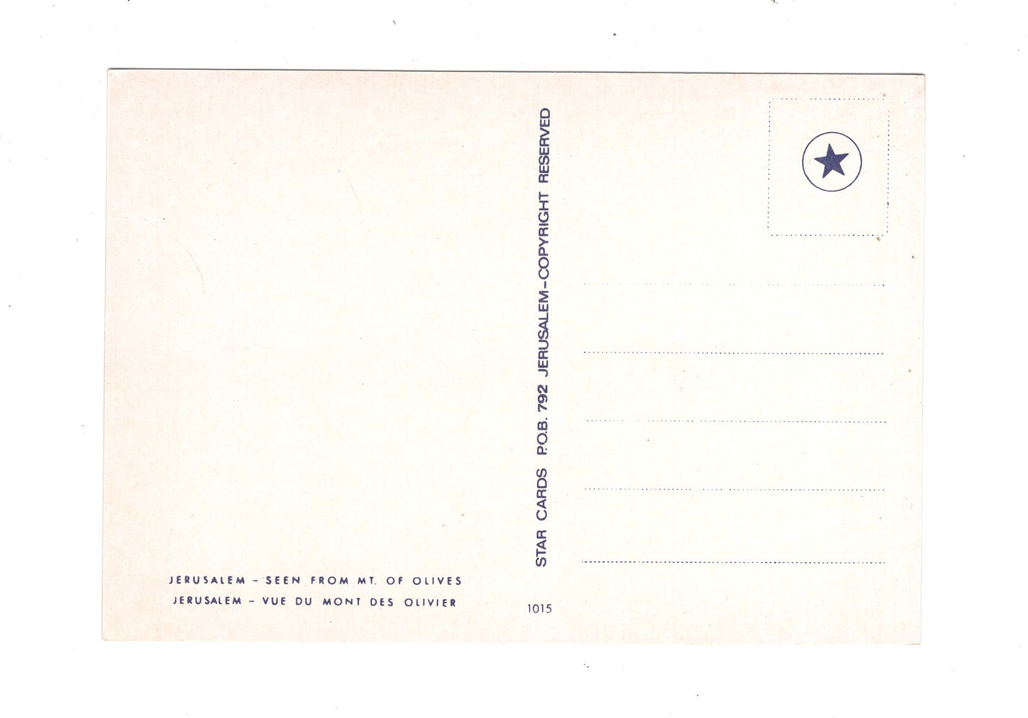 Ansichtskarte Old City / Jerusalem / Israel