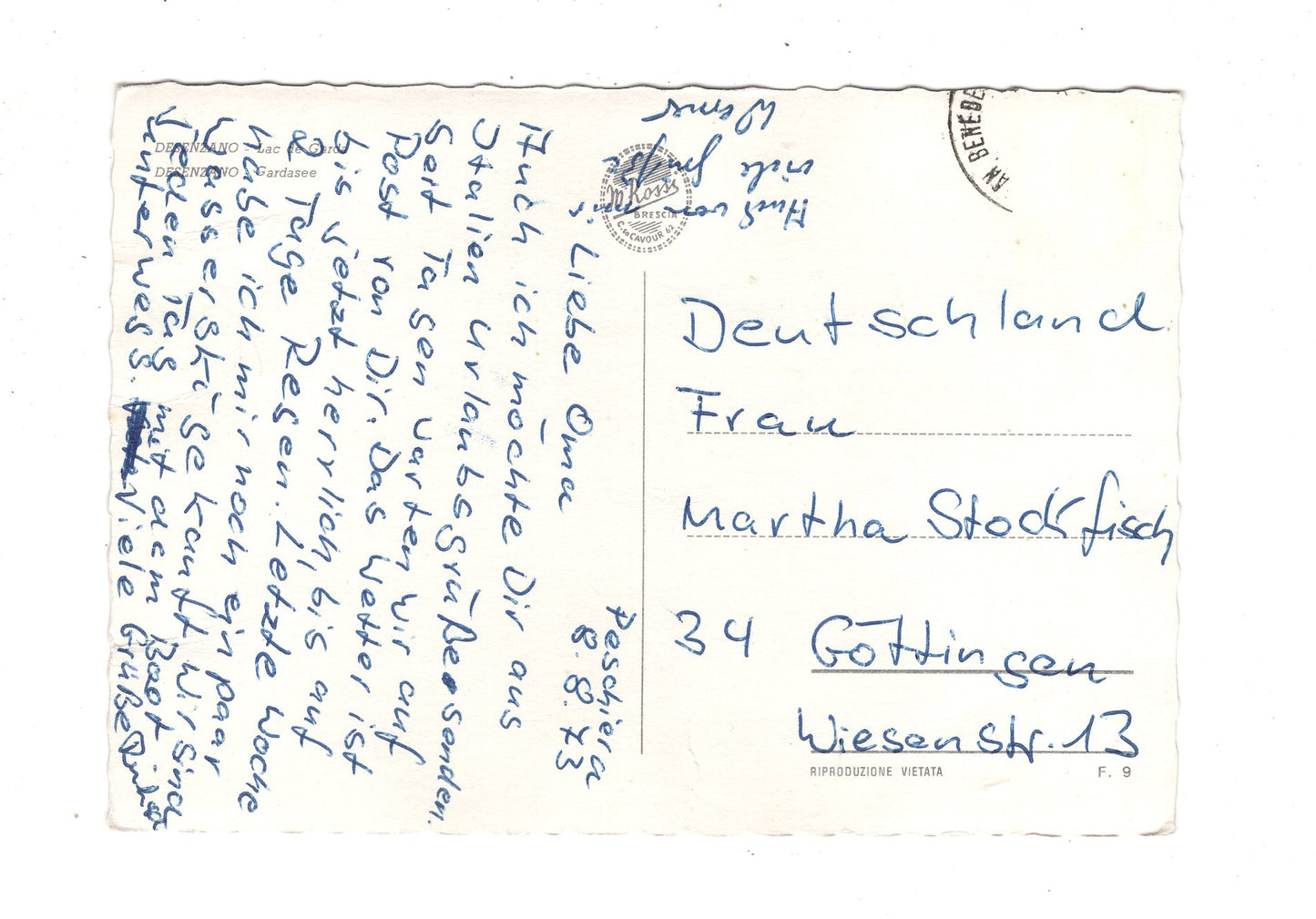 Ansichtskarte Lago di Garda / Desenzano / Italien / N1-58