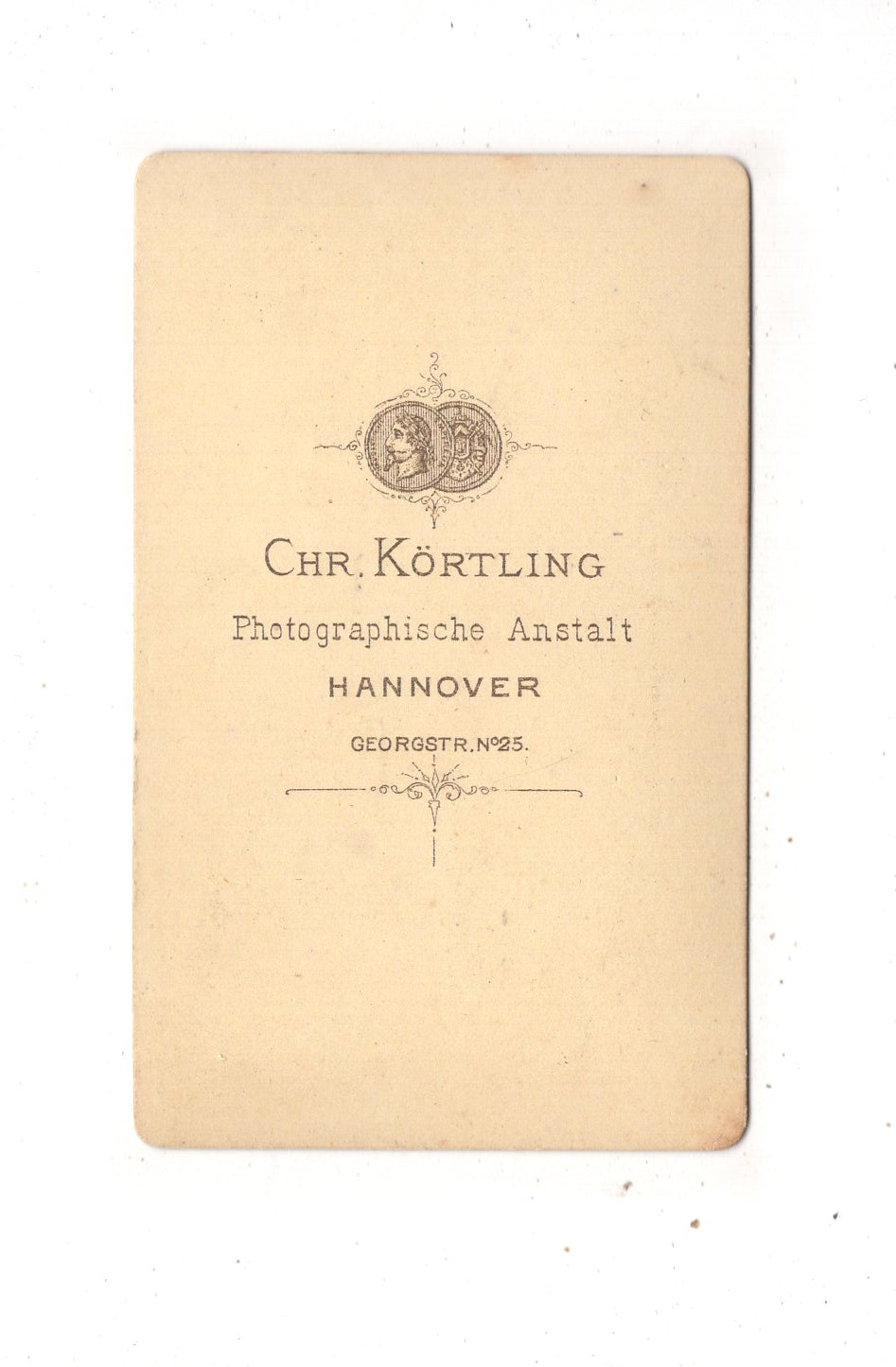 Fotografie Herrenportrait - Hannover 1870er