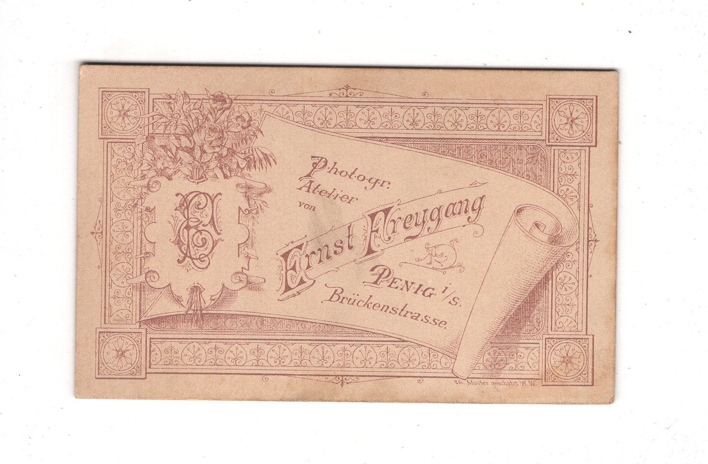 Fotografie Feiner Junge - Penig 1880er / CDV D1-18