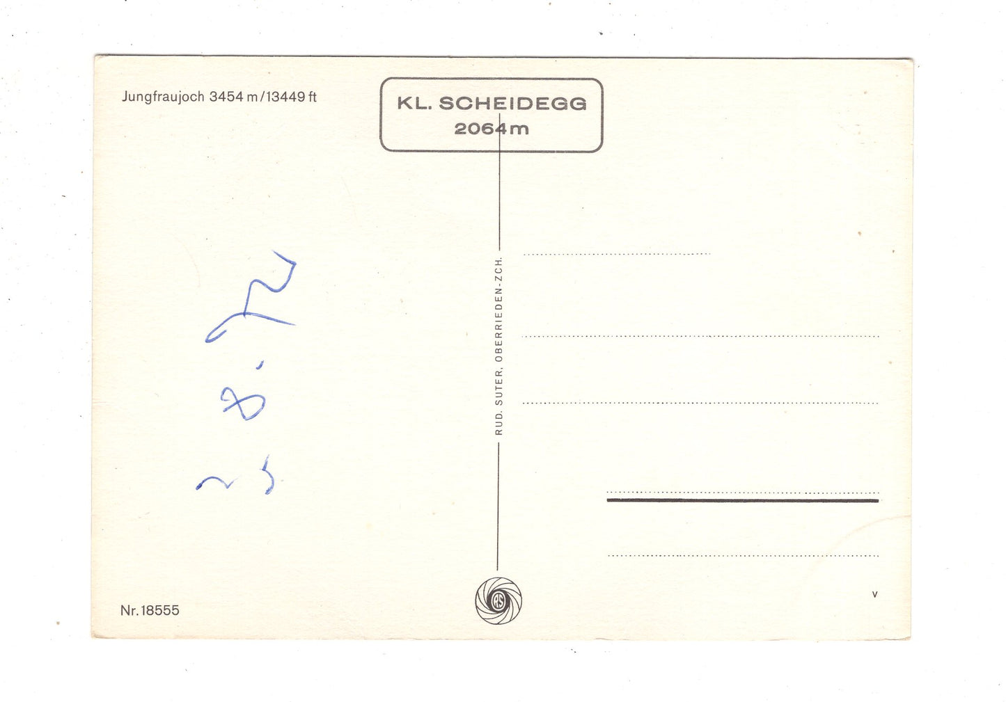 Ansichtskarte Jungfraujoch / Schweiz