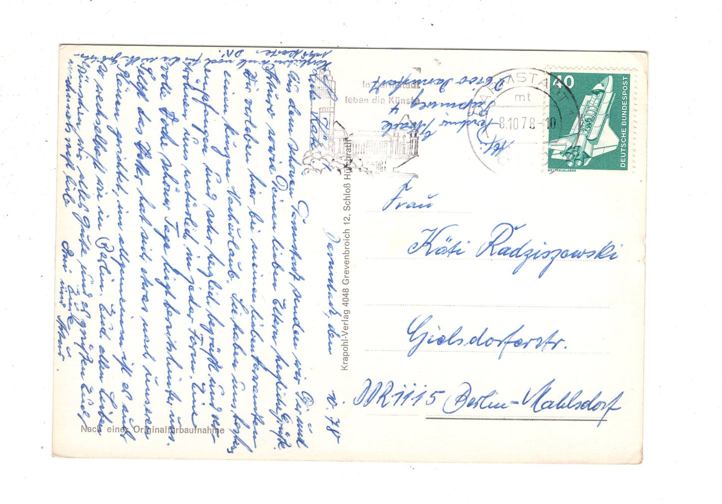 Ansichtskarte Darmstadt / Russische Kapelle und Hochzeitsturm +++ / J1-59