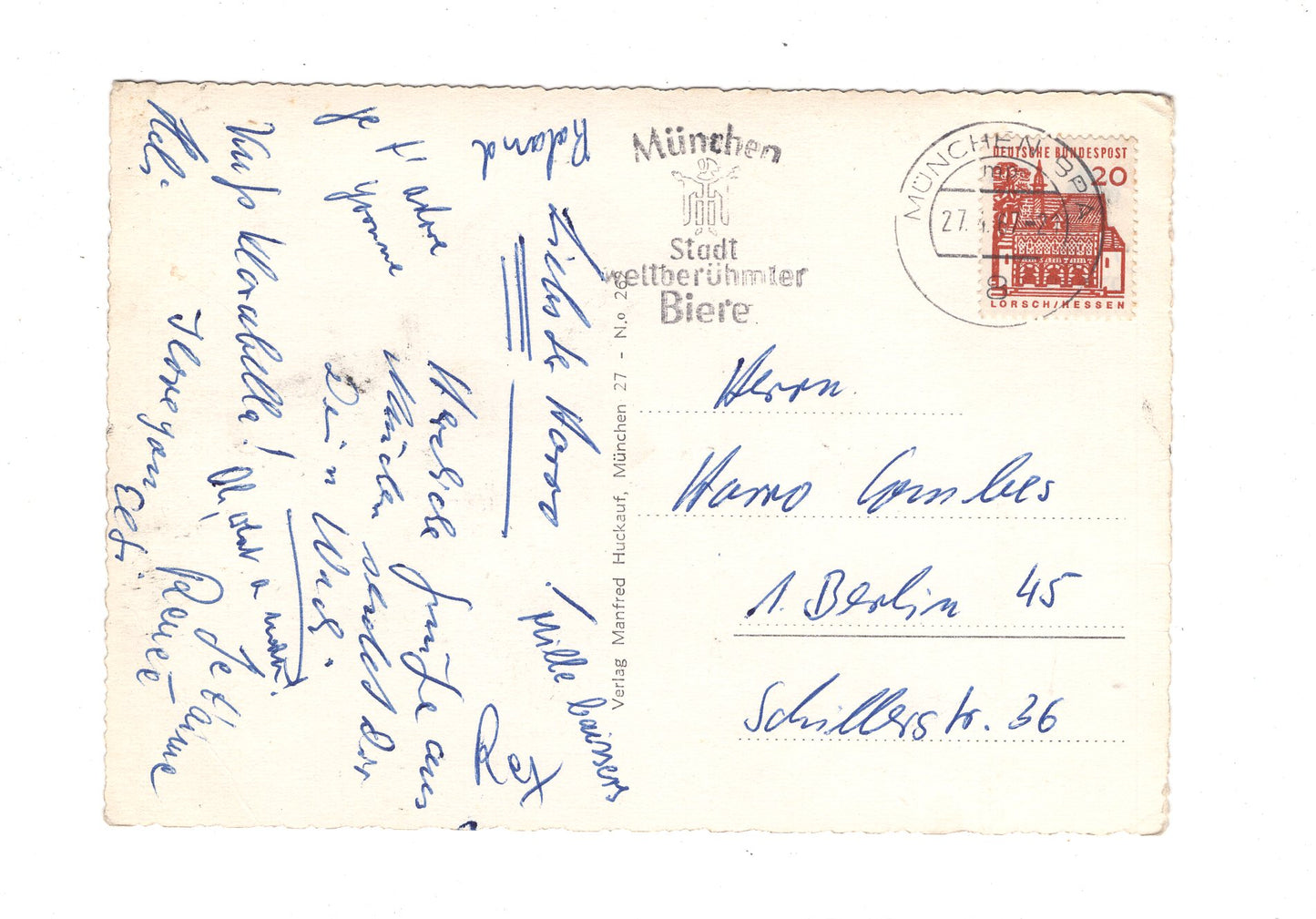 Ansichtskarte Olympiastadt München / G1-52