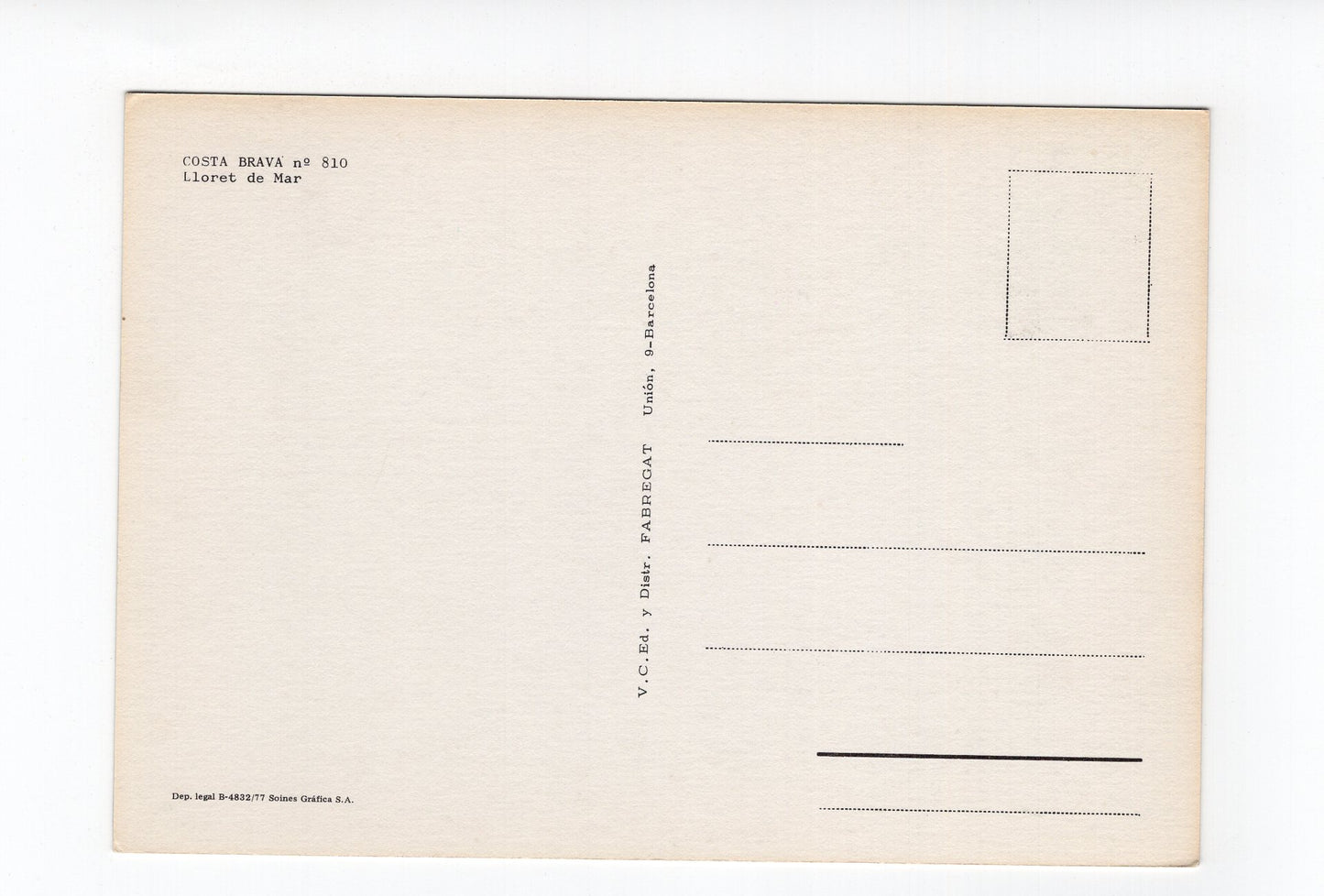 Ansichtskarte Lloret de Mar / Costa Brava / Spanien