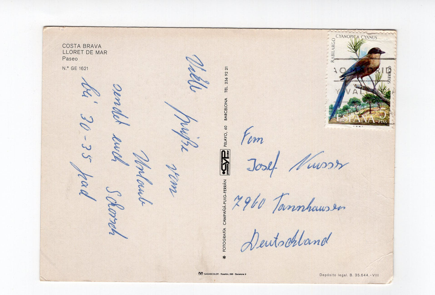 Ansichtskarte Lloret de Mar / Costa Brava / Spanien