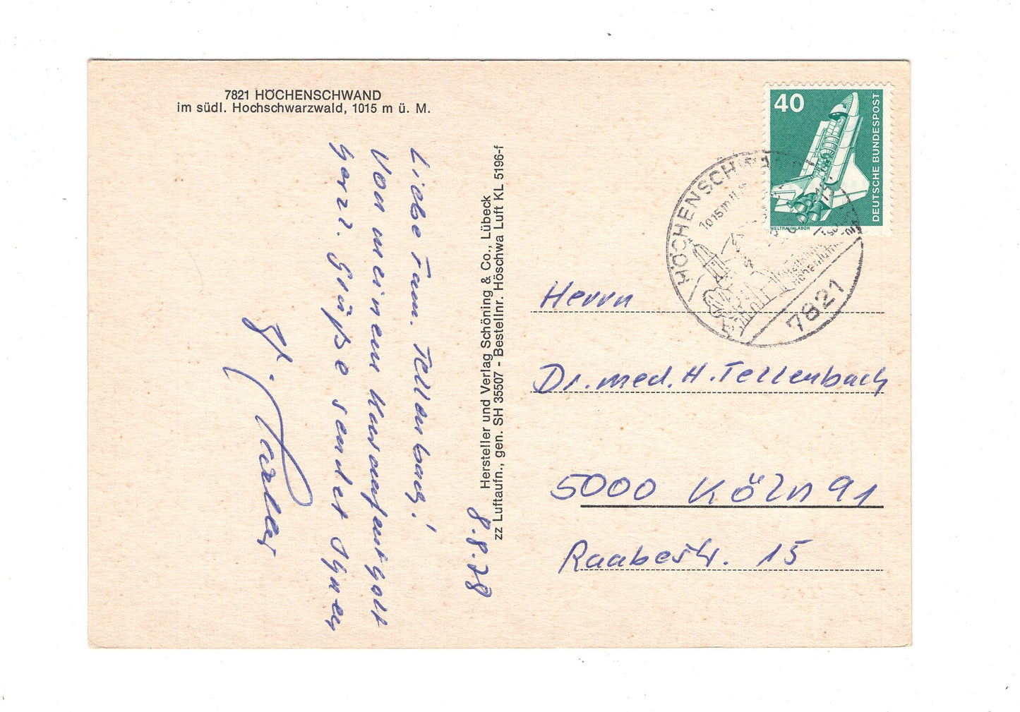 Ansichtskarte Höchenschwand im südlichen Hochschwarzwald / G1-69