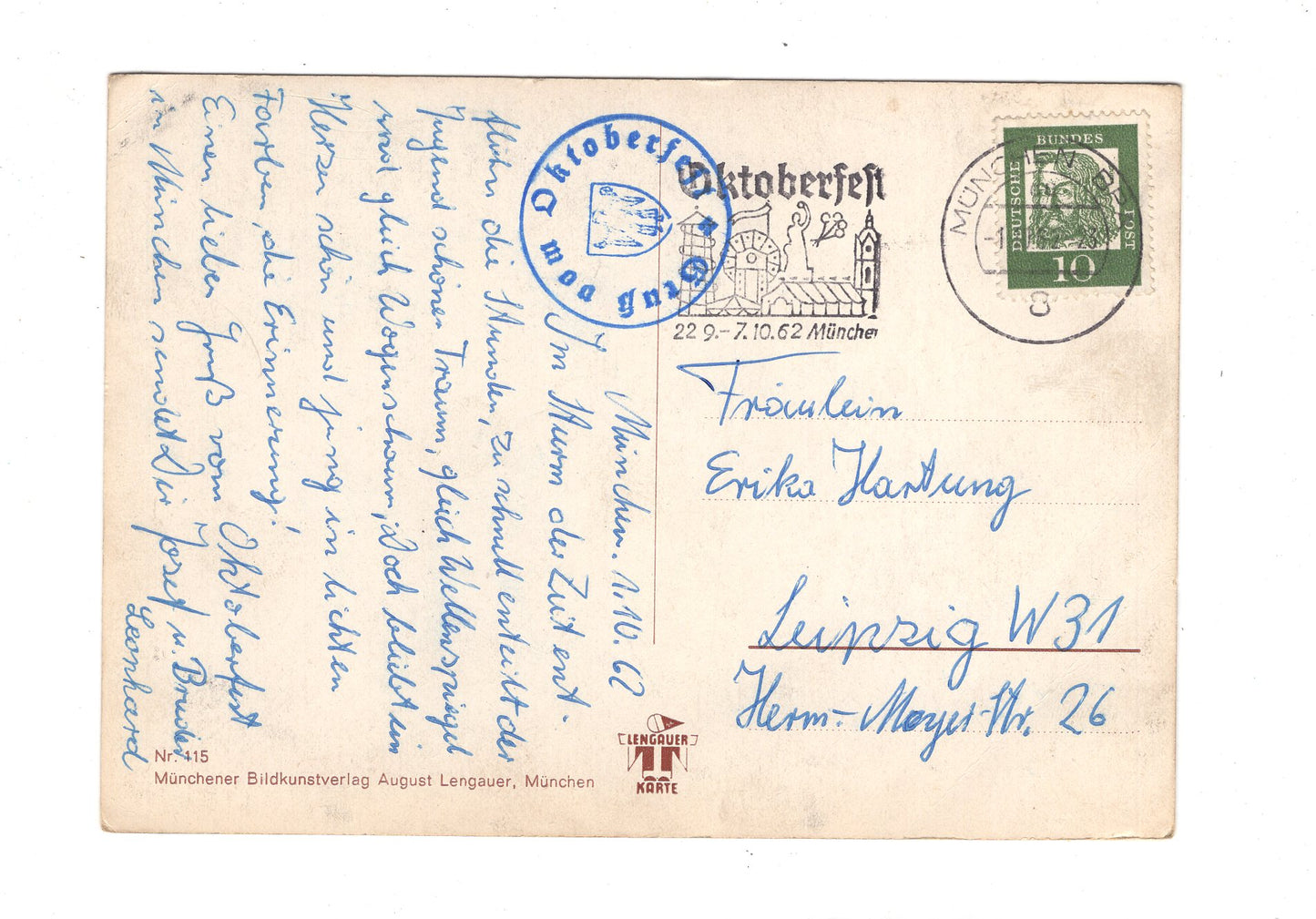 Ansichtskarte München / Gruß vom Oktoberfest / G1-52