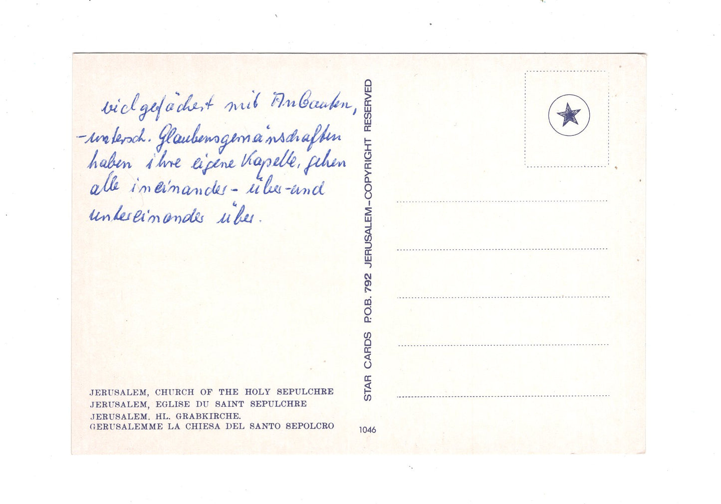 Ansichtskarte Altstadt / Jerusalem / Israel