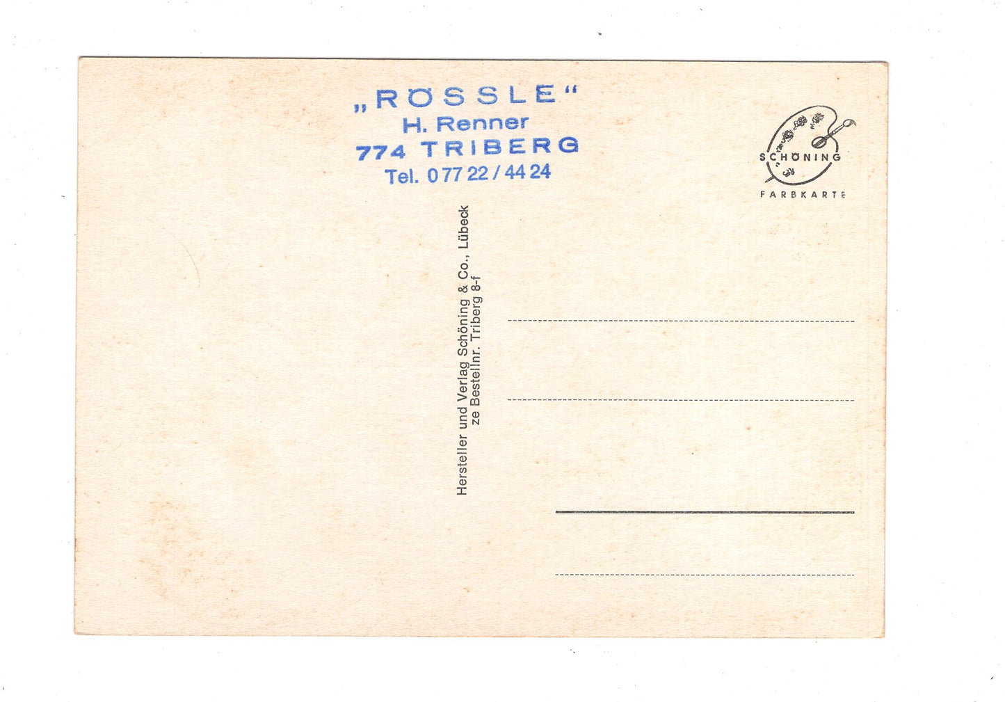 Ansichtskarte Triberg / Schwarzwald / G1-69