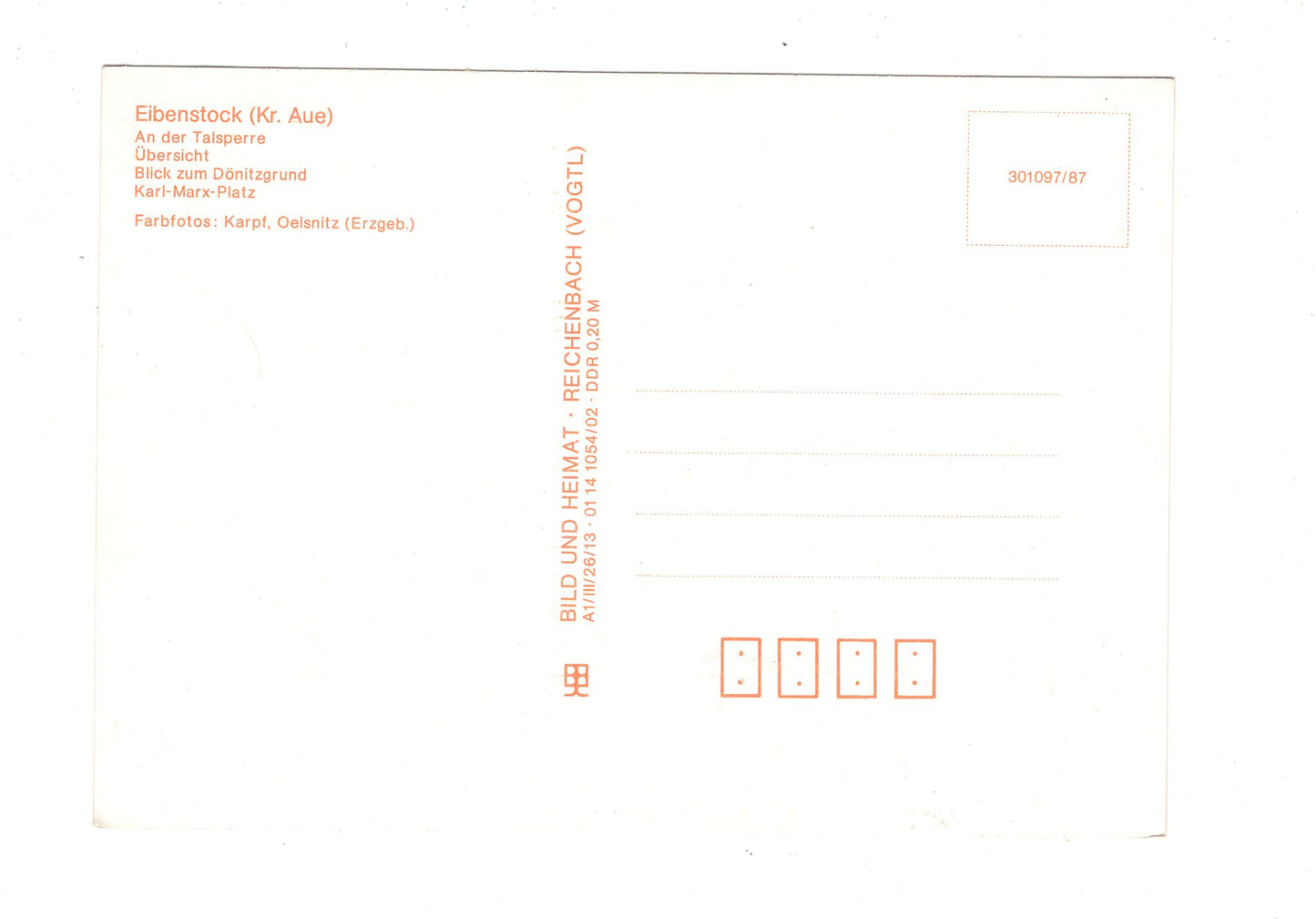 Ansichtskarte Grüße aus Eibenstock / Kreis Aue / H1-65