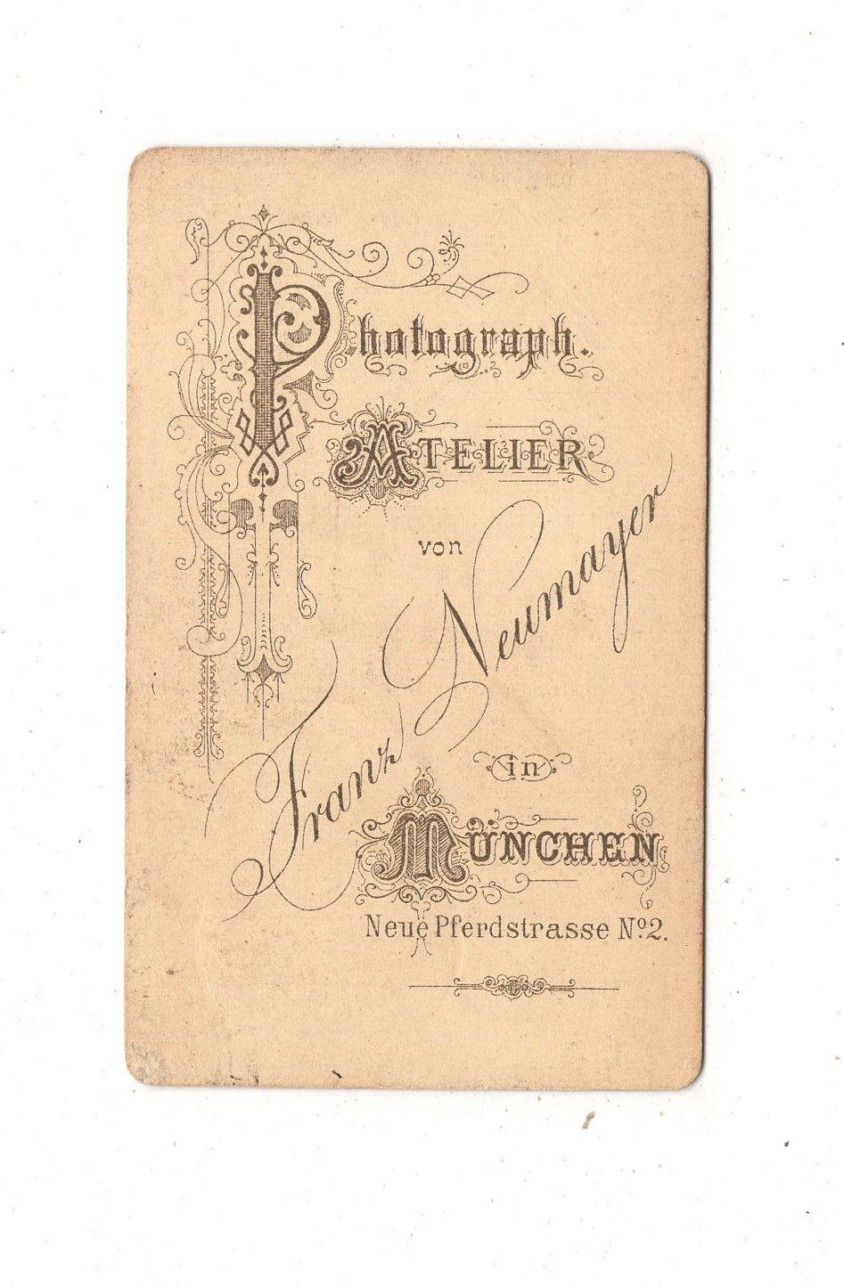Fotografie Feines Paar - München 1860er / CDV L1-37
