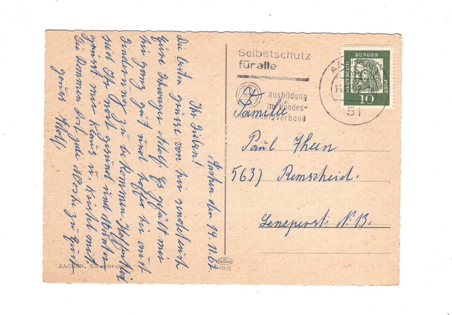 Ansichtskarte Aachen / Elisenbrunnen