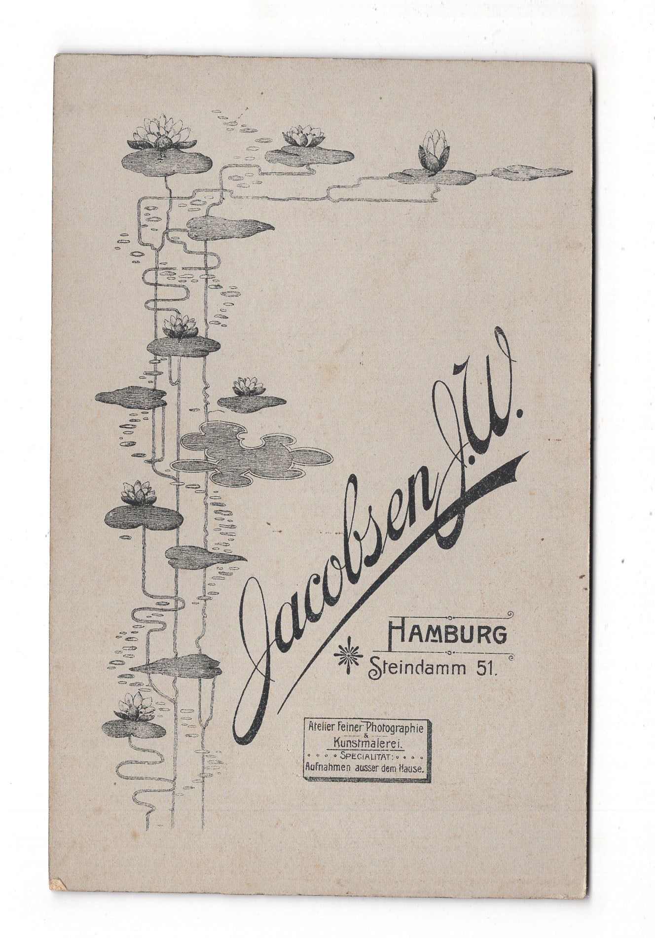 Fotografie Feines Paar - Hamburg 1900er / CAB X-26