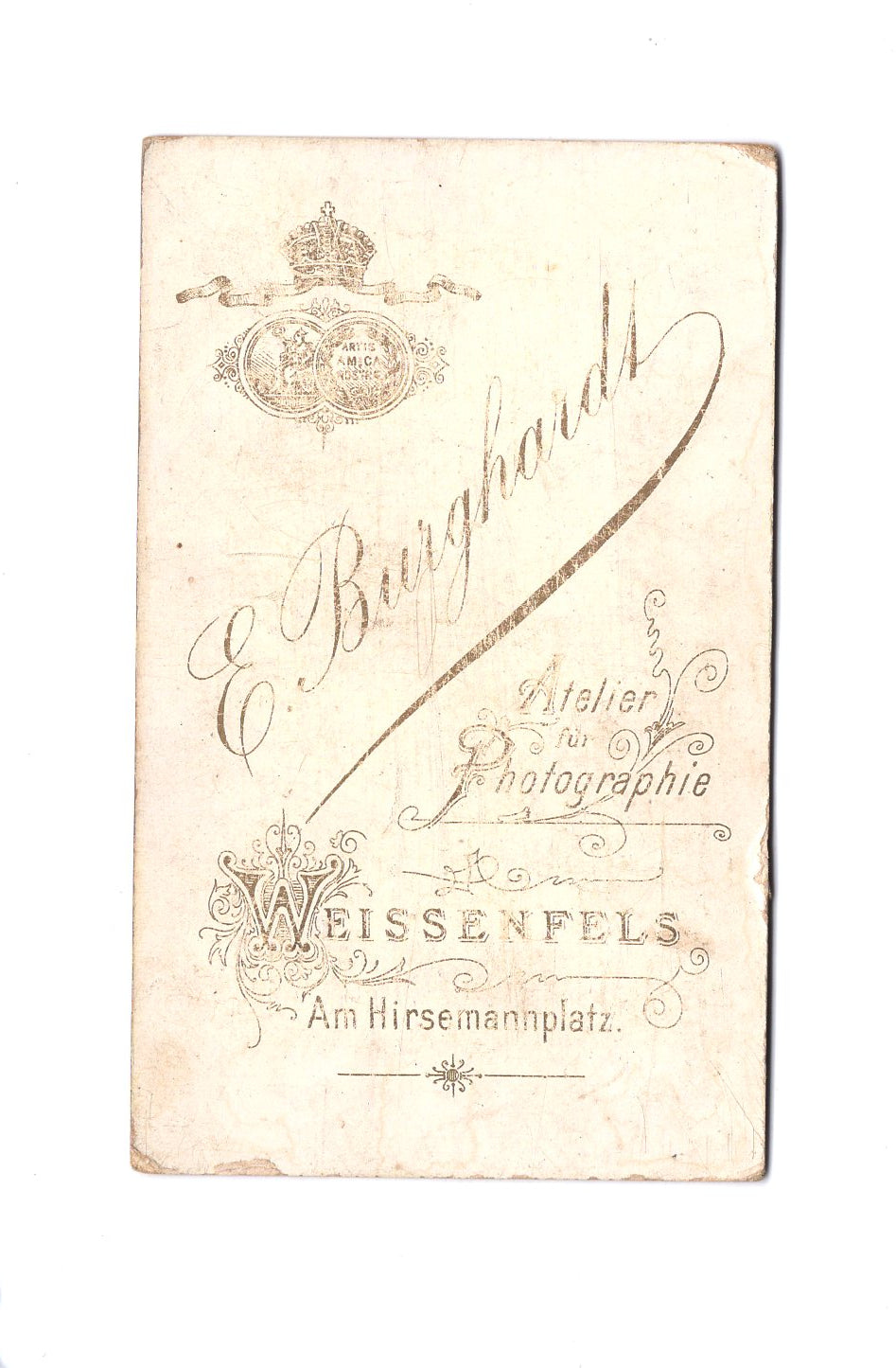 Fotografie Niedliches kleines Mädchen - Weißenfels 1880er